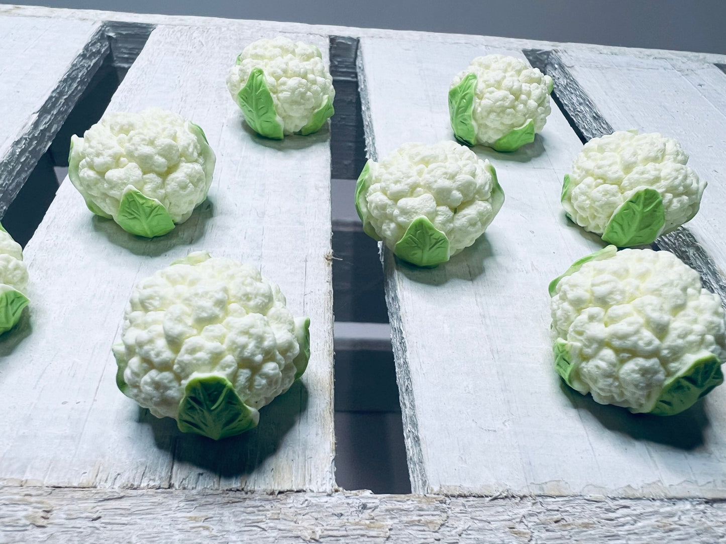 Miniature Cauliflower Trinket – Veggie Mini – Say & Play Mini Object – Speech Therapy – Food Minis – Montessori Sound Minis - Speech and Smile