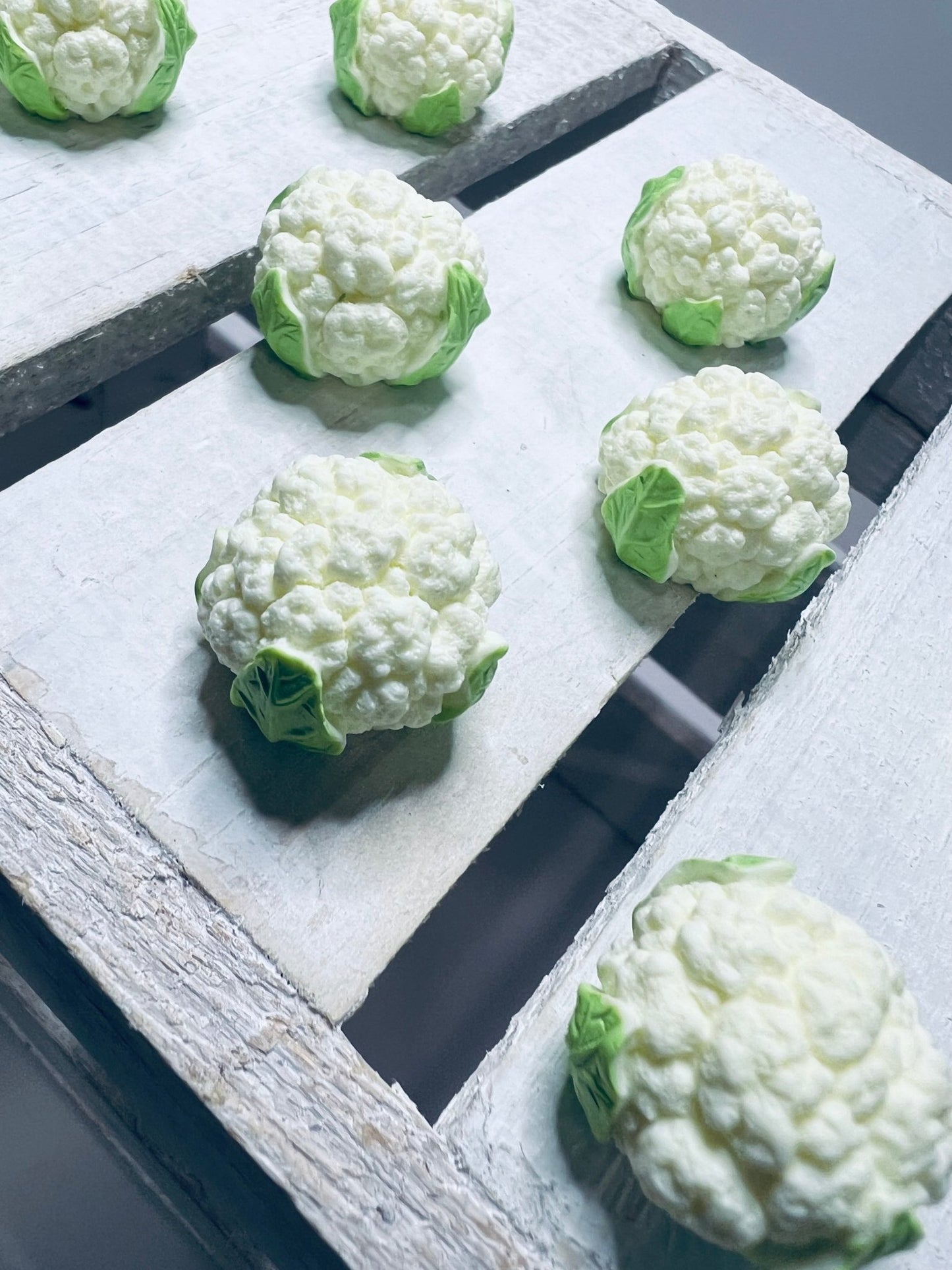 Miniature Cauliflower Trinket – Veggie Mini – Say & Play Mini Object – Speech Therapy – Food Minis – Montessori Sound Minis - Speech and Smile