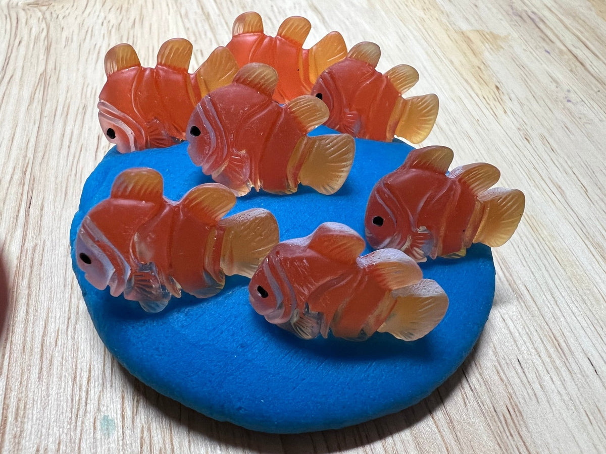 Miniature Clown Fish Trinkets-Ocean Mini Objects-Dollhouse Miniature-M ...