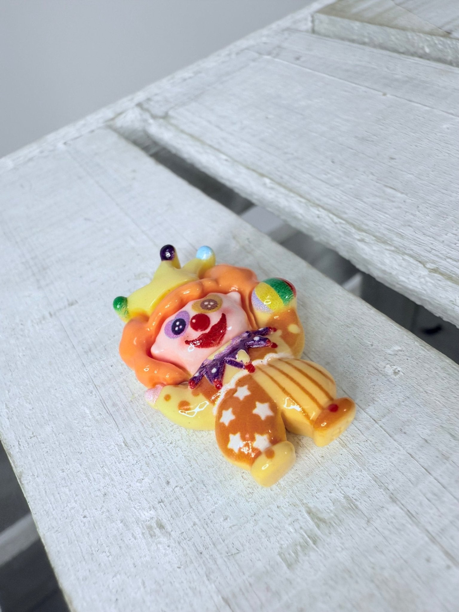 Miniature Clown Trinket – Carnival Mini for Speech Therapy Mini Objects , I Spy, Montessori, Say & Play, Fair Theme, Blend Sound Object - Speech and Smile