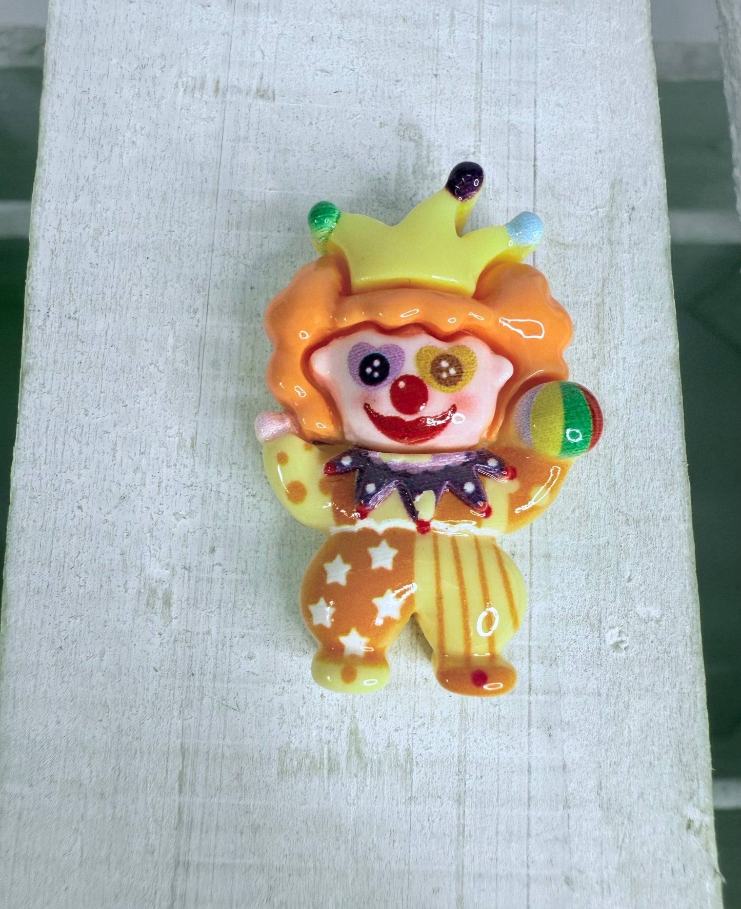 Miniature Clown Trinket – Carnival Mini for Speech Therapy Mini Objects , I Spy, Montessori, Say & Play, Fair Theme, Blend Sound Object - Speech and Smile