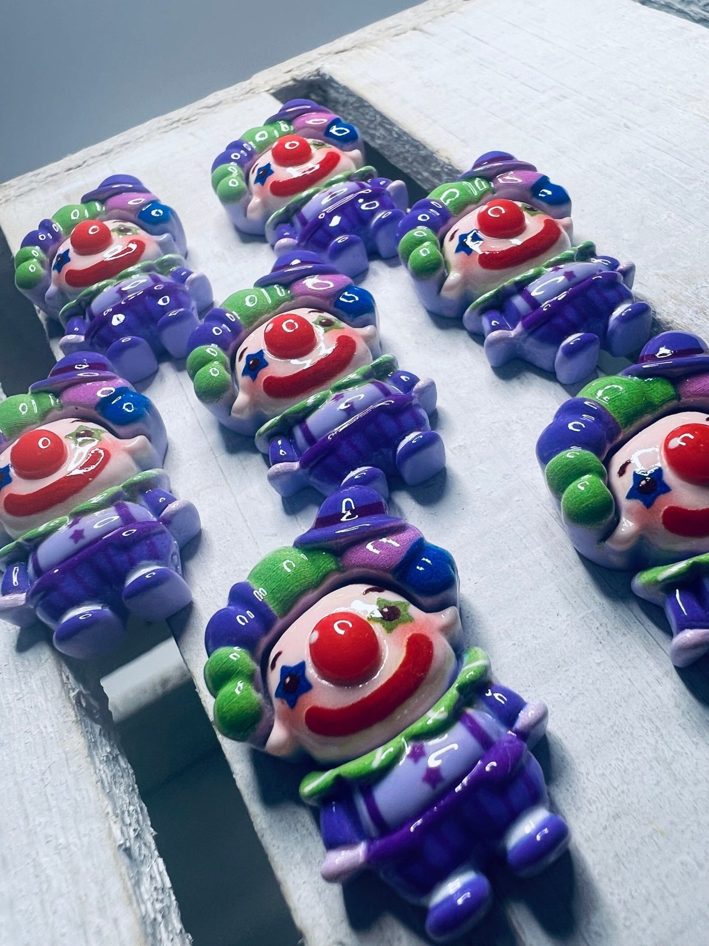 Miniature Clown Trinket Carnival Minis for Speech Therapy Say and Play Mini Objects Montessori Blend Sound Trinkets I Spy Fair Theme - Speech and Smile