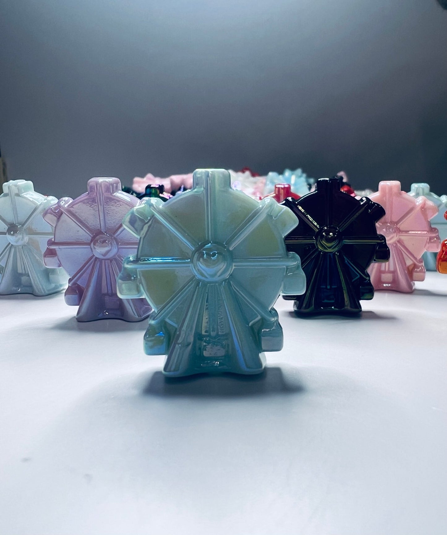 Miniature Ferris Wheel Bead Trinkets - Carnival Mini Objects Fair Theme Mini Objects for Speech Therapy - Speech and Smile