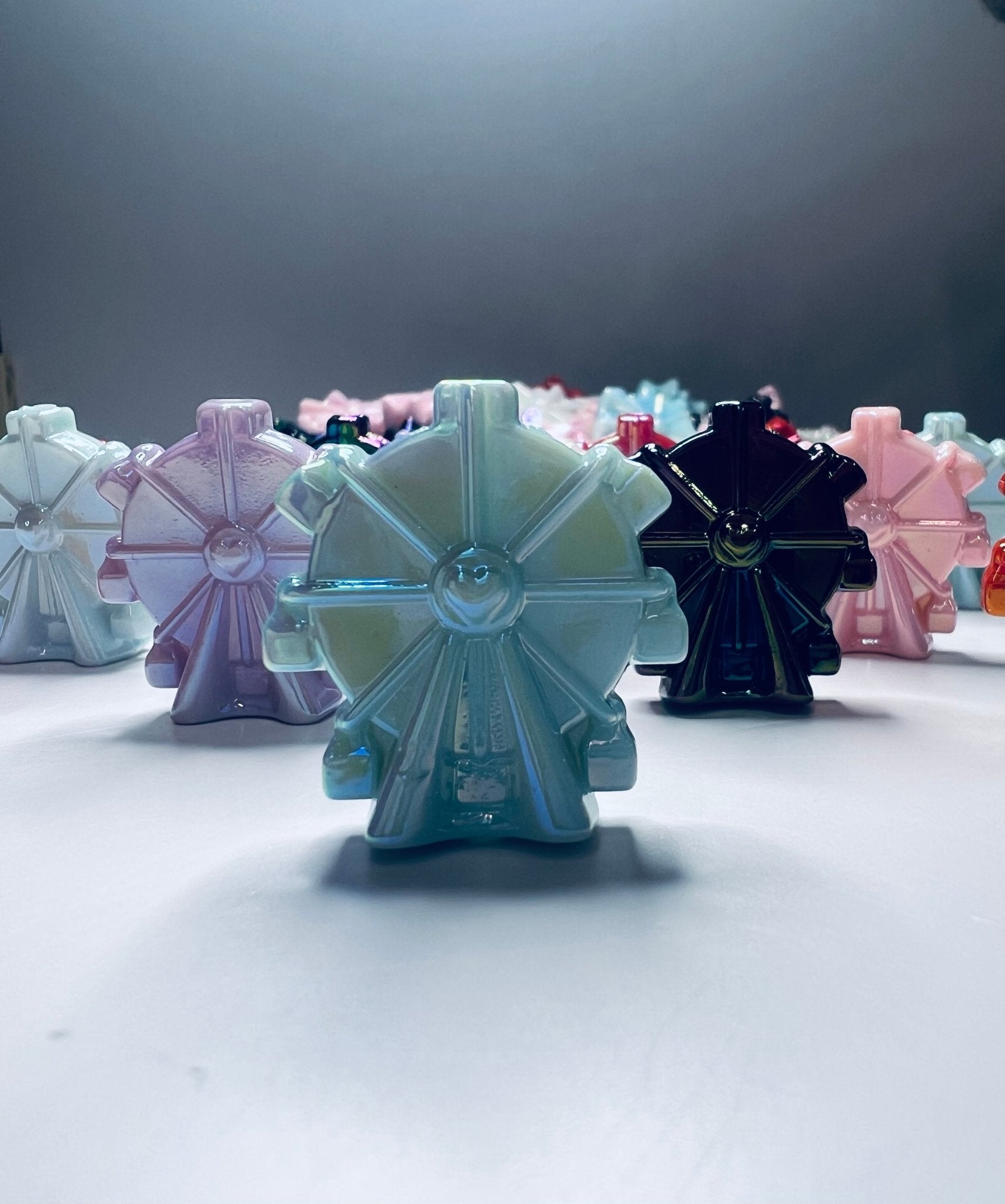 Miniature Ferris Wheel Bead Trinkets - Carnival Mini Objects Fair Theme Mini Objects for Speech Therapy - Speech and Smile