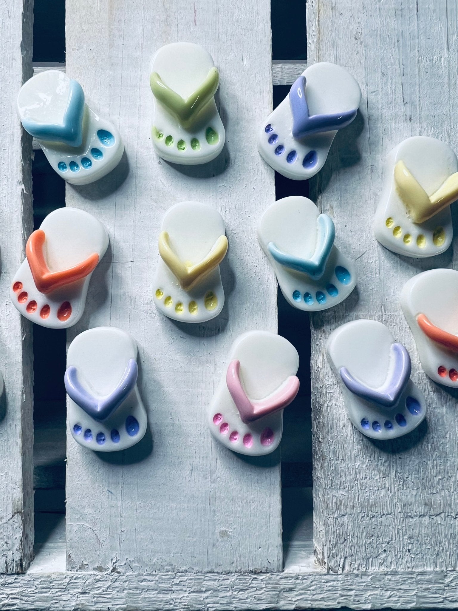 Miniature Flipflop Trinket Speech Therapy Mini Objects SUMMER Trinkets Beach Mini Objects Clothing Trinkets - Speech and Smile