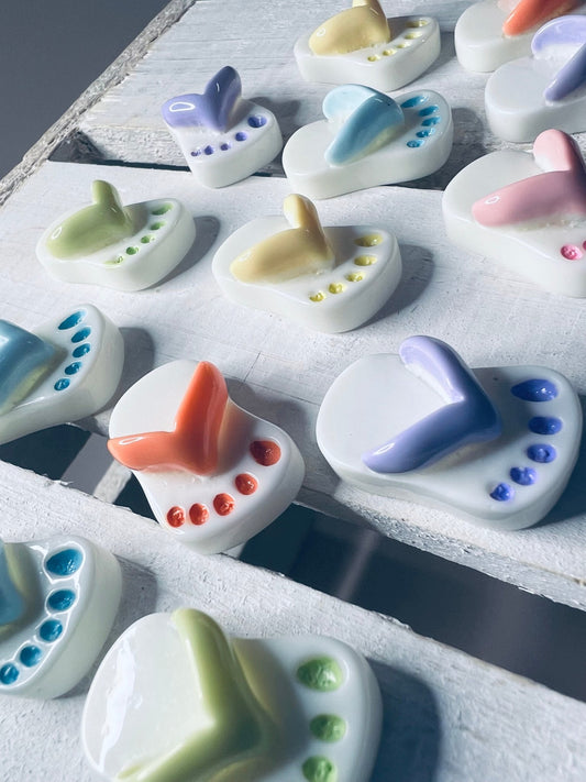 Miniature Flipflop Trinket Speech Therapy Mini Objects SUMMER Trinkets Beach Mini Objects Clothing Trinkets - Speech and Smile