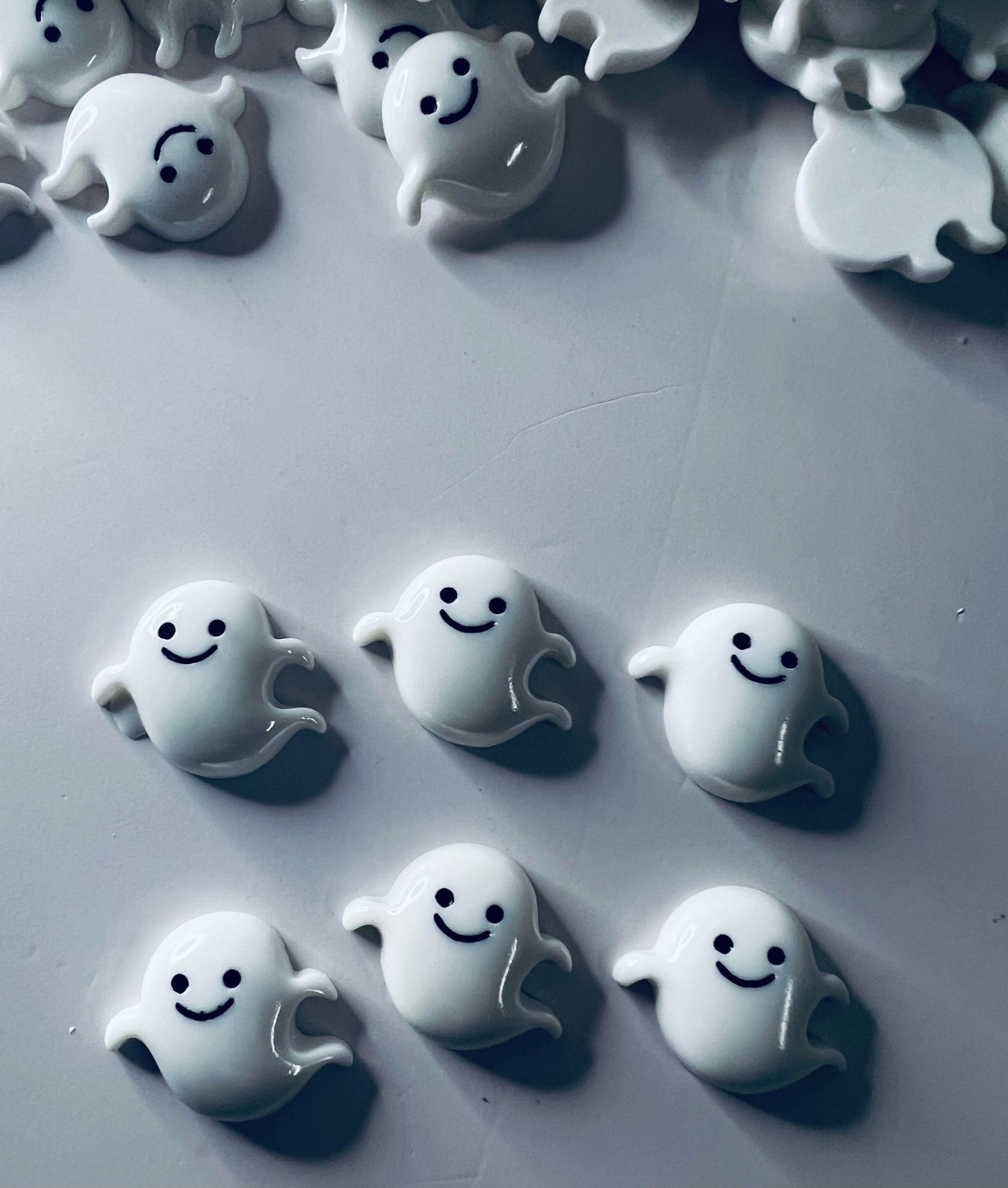 Miniature Ghost Trinket - Montessori Sound Objects - Mini Objects for Speech Sounds - Ghost Miniature - Trinkets - Halloween Embellishments - Speech and Smile