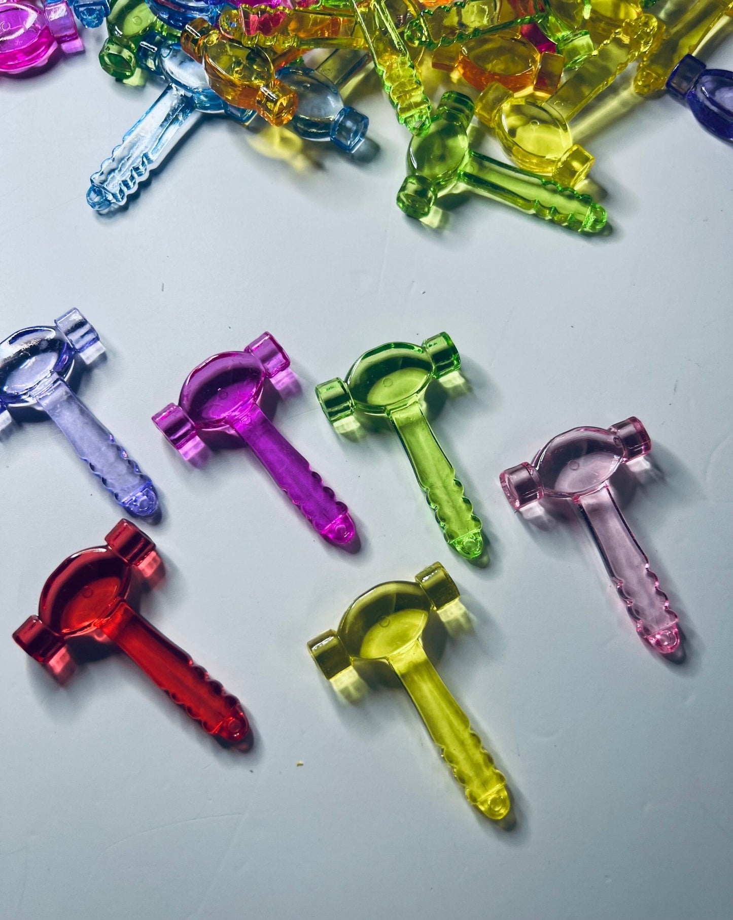 Miniature Hammer - Mini Tool Trinket - Alphabet Objects T is for Tool - Mini Objects for Speech Therapy - Trinkets - Doodads - Montessori - Speech and Smile