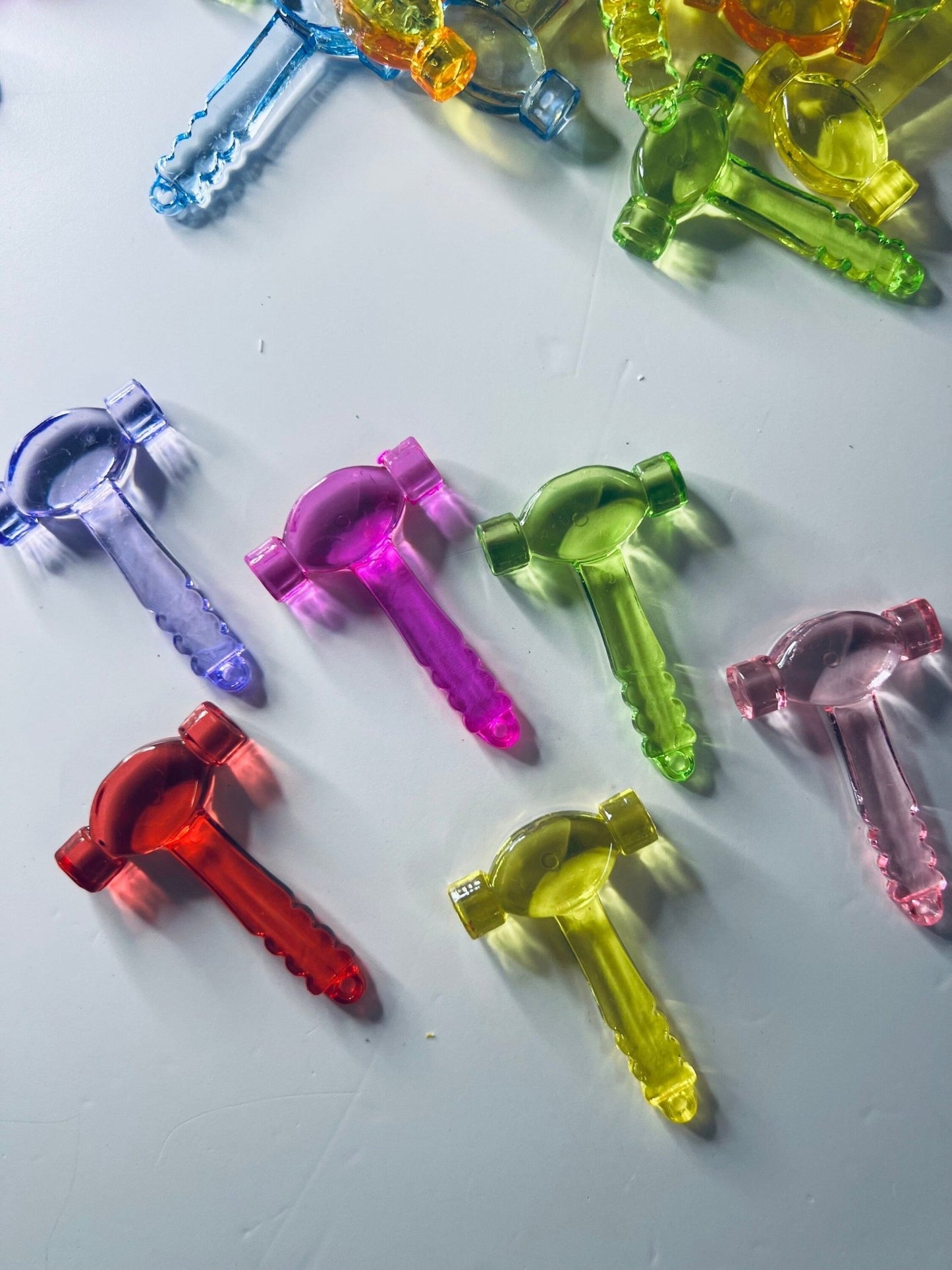 Miniature Hammer - Mini Tool Trinket - Alphabet Objects T is for Tool - Mini Objects for Speech Therapy - Trinkets - Doodads - Montessori - Speech and Smile