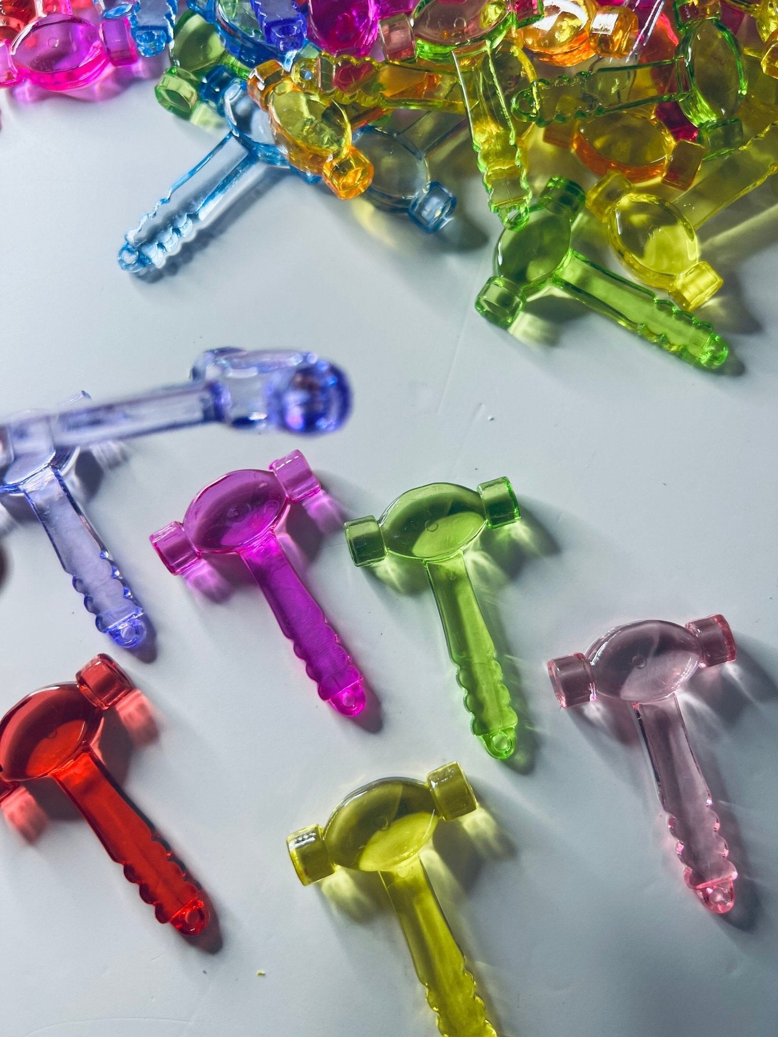 Miniature Hammer - Mini Tool Trinket - Alphabet Objects T is for Tool - Mini Objects for Speech Therapy - Trinkets - Doodads - Montessori - Speech and Smile