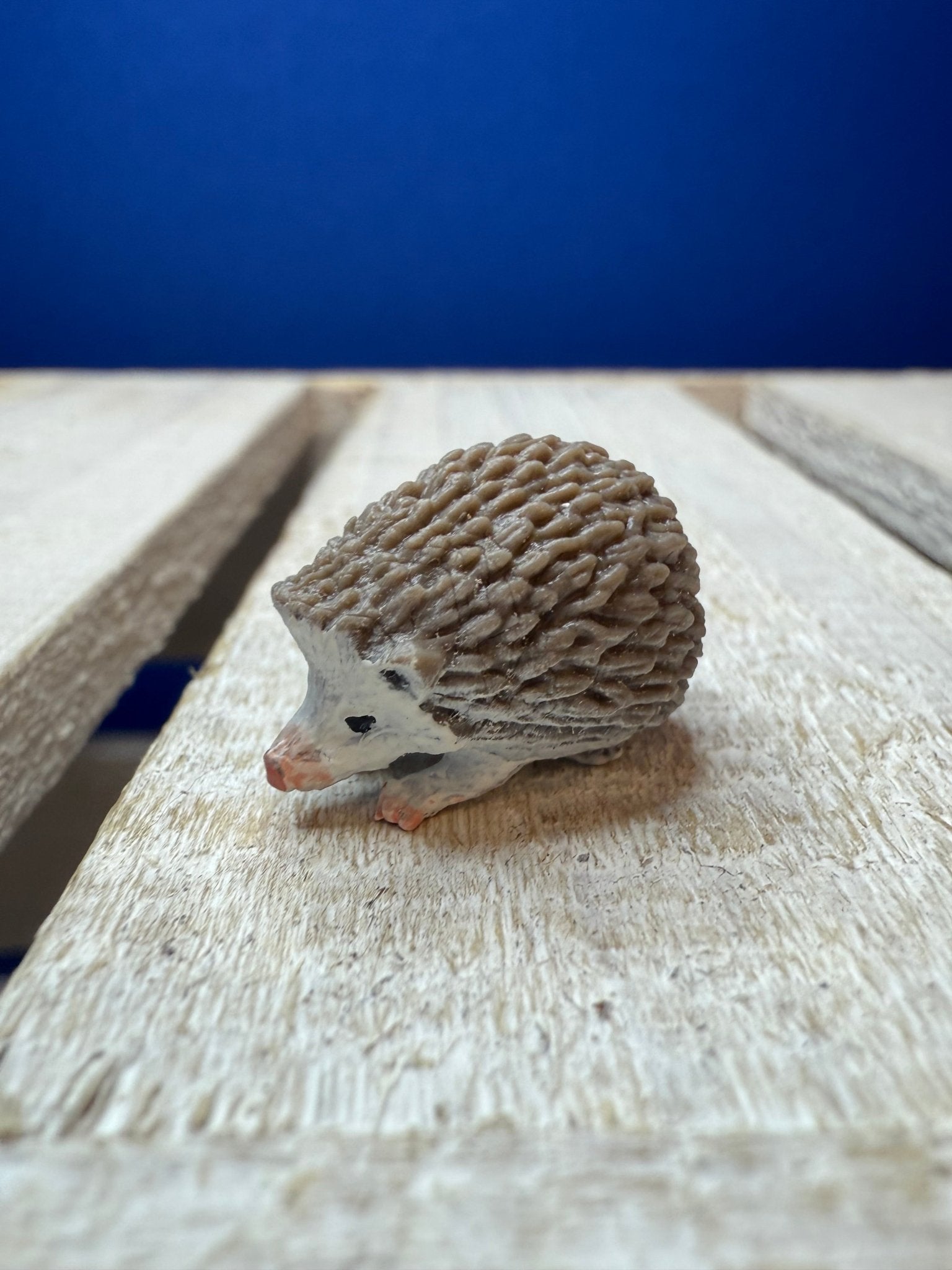 Miniature HEDGEHOG Figurine realistic mini objects speech therapy - Speech and Smile