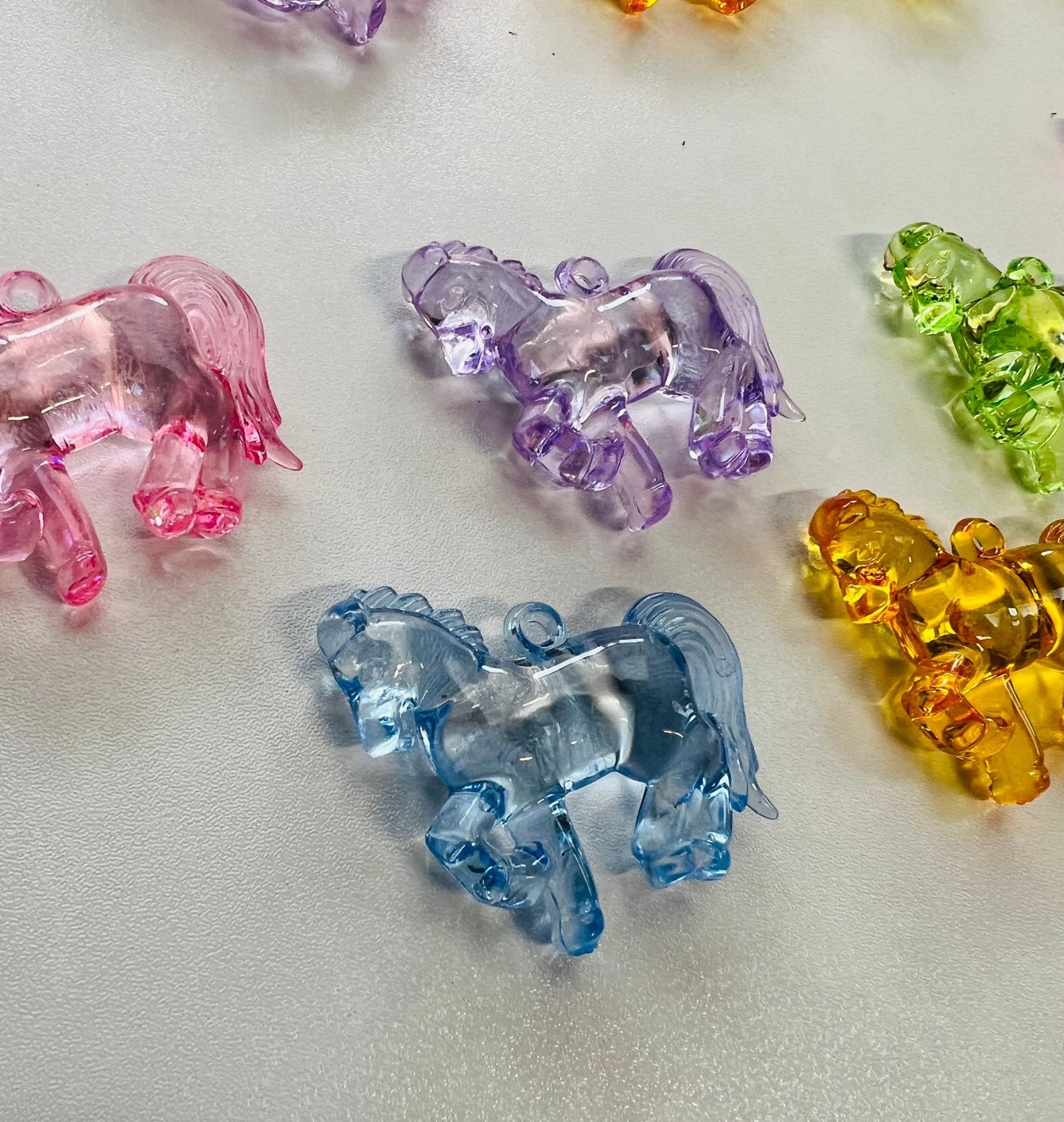 Miniature Horse Objects - Horse Trinkets - Acrylic Mini Horse Object A Larger Miniature Object - Doodads - Minis for Speech and Smile - Speech and Smile