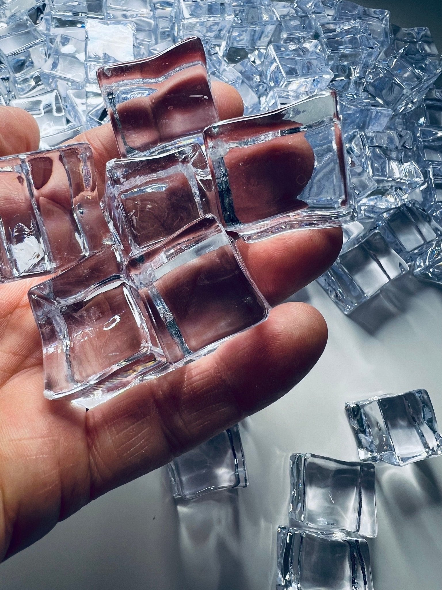 Miniature Ice Cubes Trinkets - Mini Objects for a Speech Therapy - Doodads - Arctic Theme Trinkets - Speech and Smile