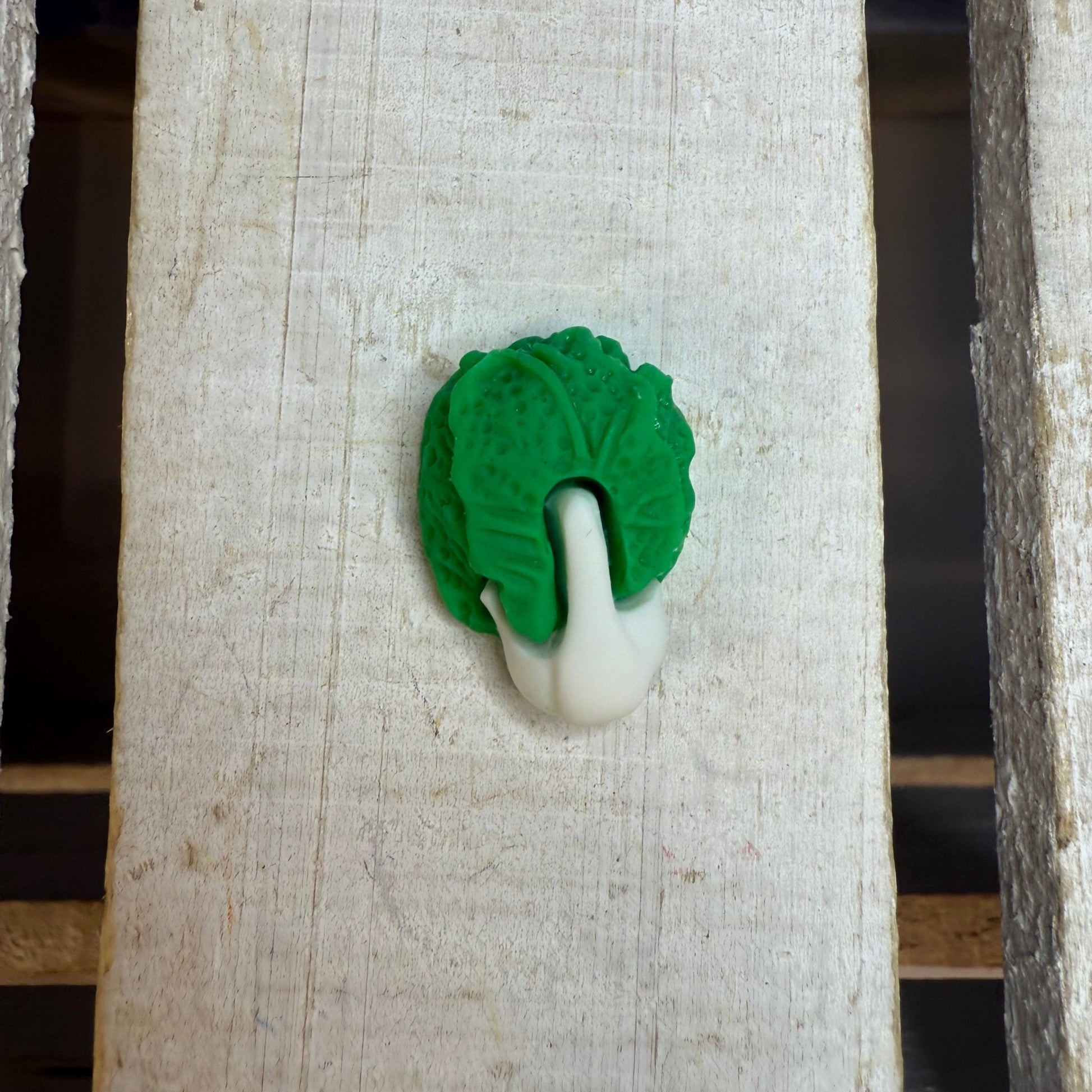 Miniature LETTUCE Trinket - Food Minis - Vegetable Mini Objects Speech Therapy - Speech and Smile