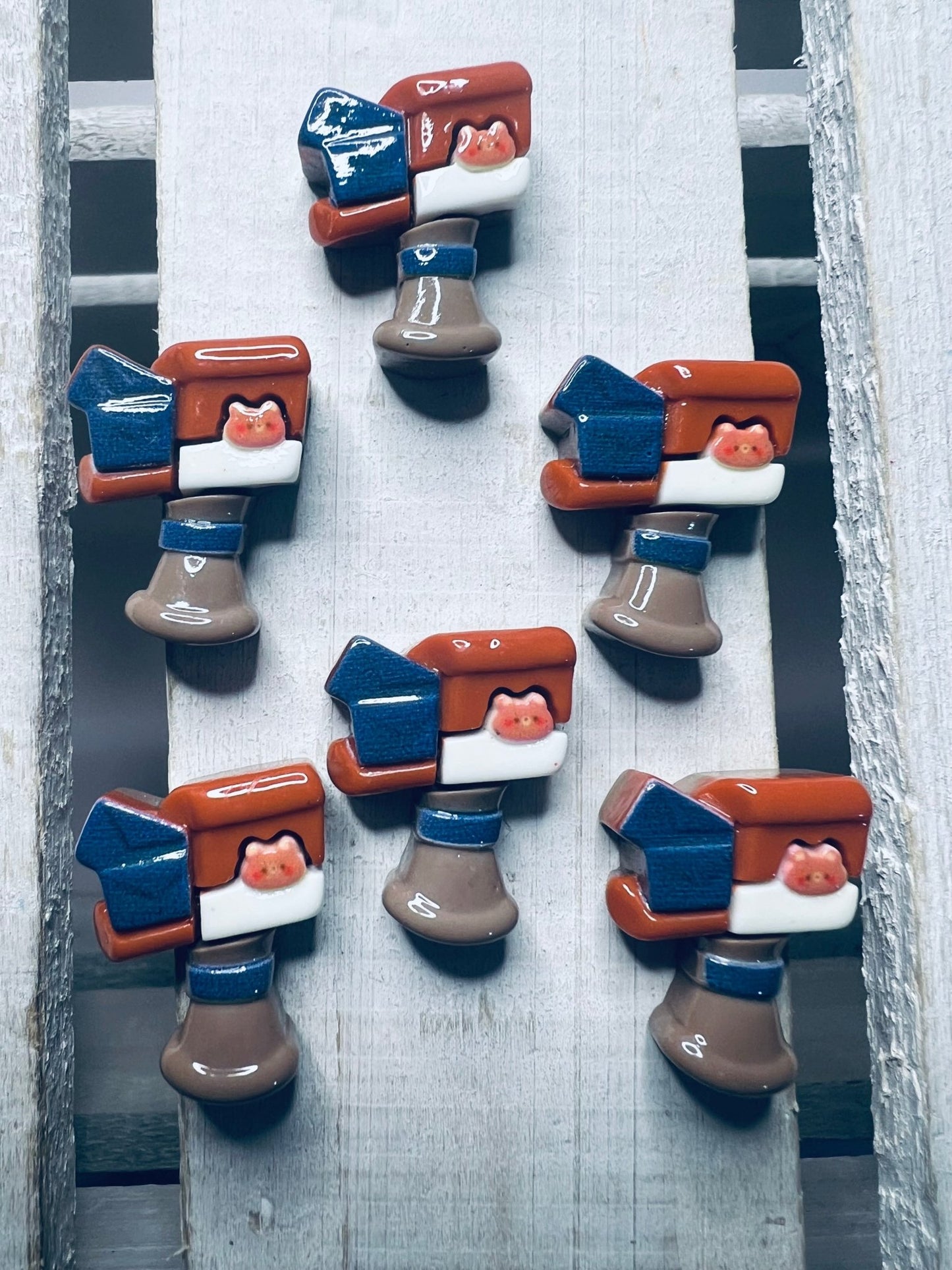 Miniature MailBox Trinket Alphabet Objects Letter M House Theme Mini Objects for Speech Sounds Montessori Sound Objects Say and Play Minis - Speech and Smile