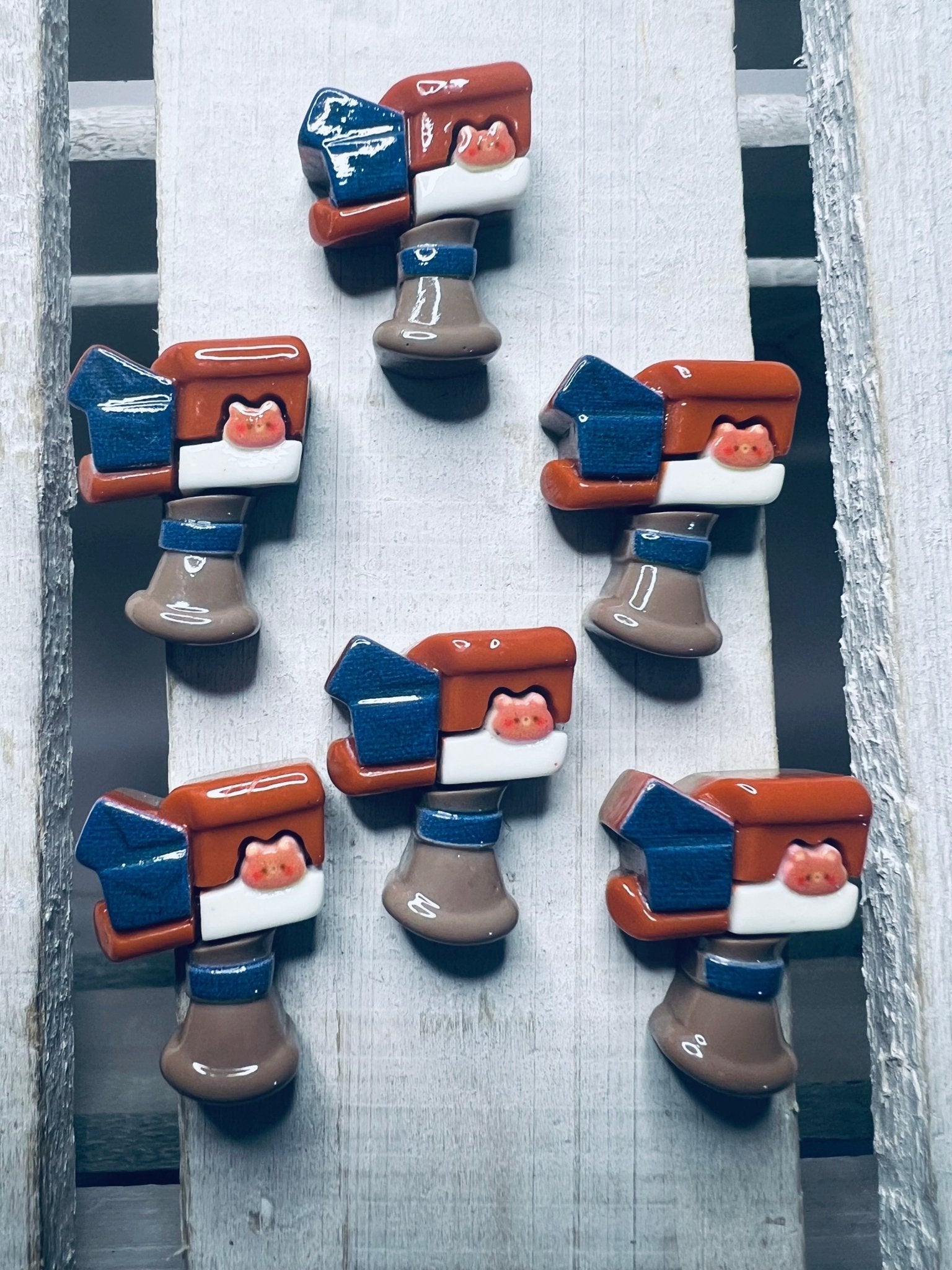 Miniature MailBox Trinket Alphabet Objects Letter M House Theme Mini Objects for Speech Sounds Montessori Sound Objects Say and Play Minis - Speech and Smile