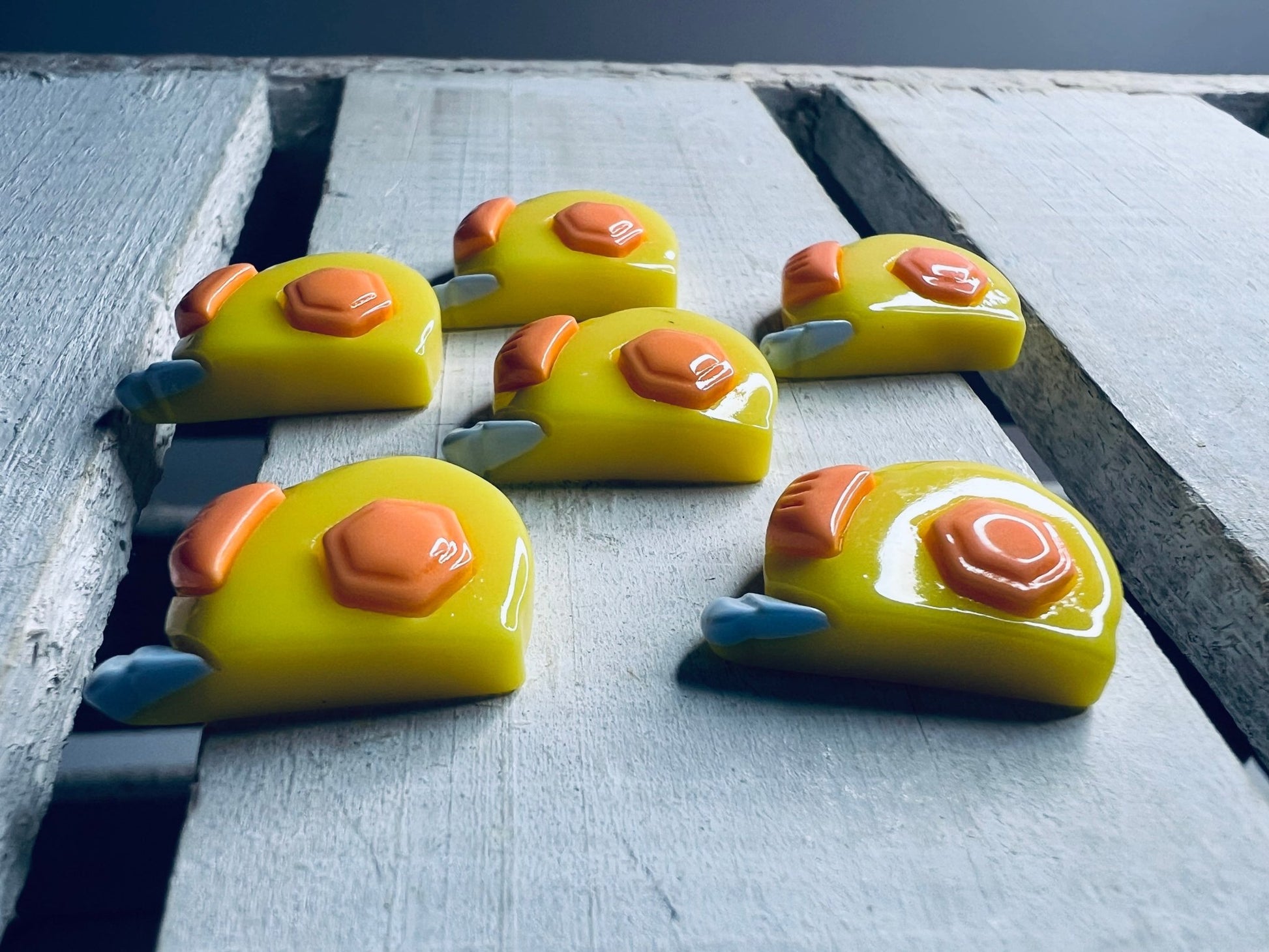 Miniature MEASURING TAPE Trinket Construction Theme Mini Objects Speech Therapy Resin Measuring Tape Cabochon I Spy Trinkets Doodads - Speech and Smile