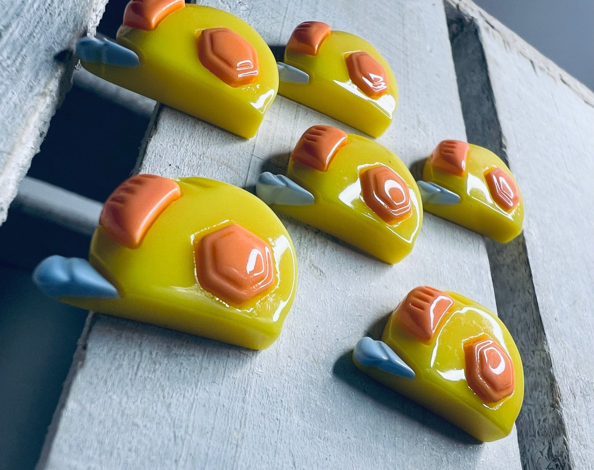 Miniature MEASURING TAPE Trinket Construction Theme Mini Objects Speech Therapy Resin Measuring Tape Cabochon I Spy Trinkets Doodads - Speech and Smile