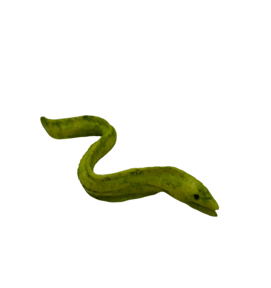 Miniature MORAY EEL Figurine Say and Play Mini Objects for Speech Therapy OCEAN Minis Tiny Animal for Dollhouse, Fairy Garden, Terrarium - Speech and Smile