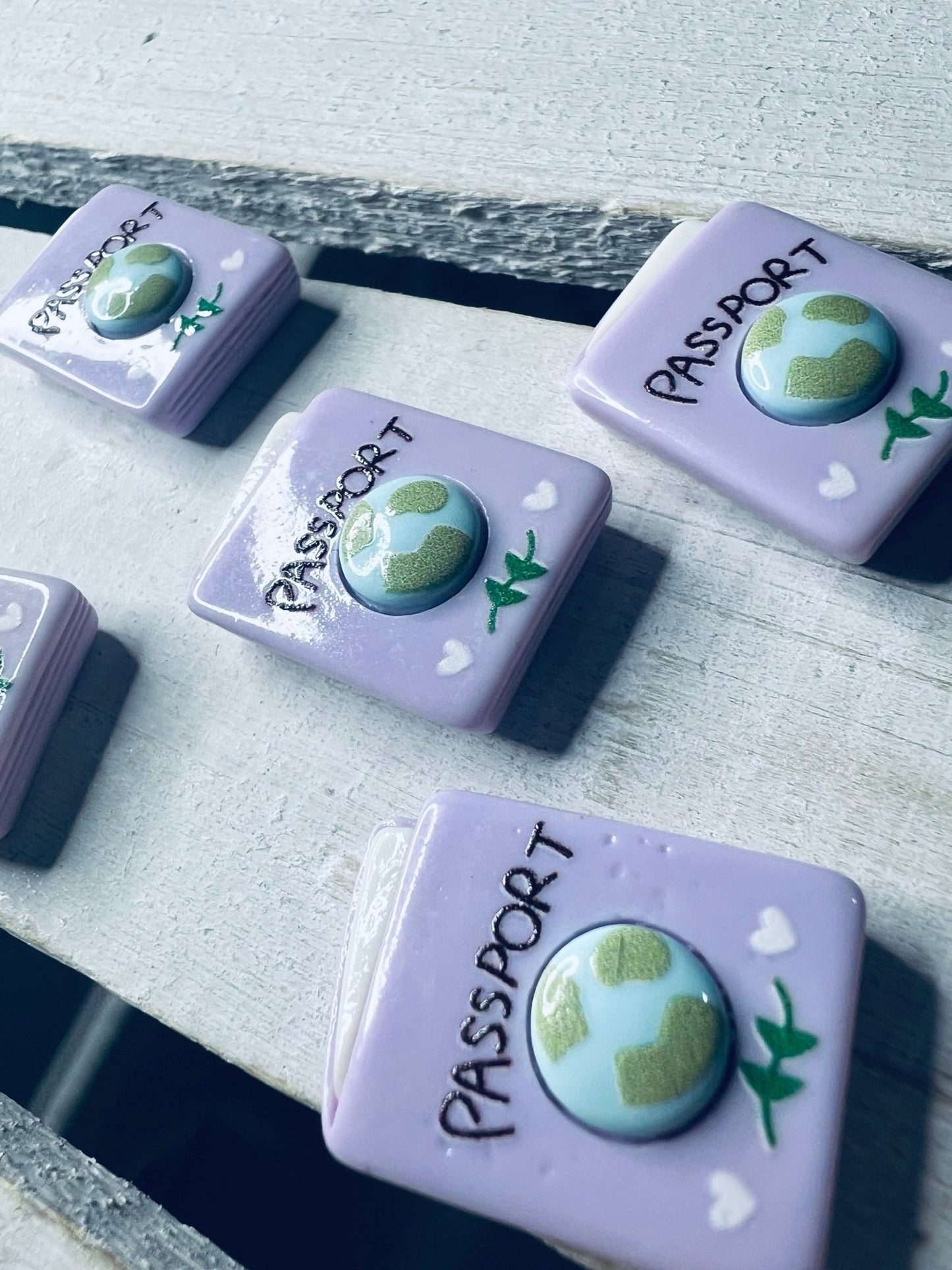 Miniature Passport Trinket Speech Therapy Mini Objects Travel Themes Trinkets Speech Therapy Doodads I Spy minis - Speech and Smile