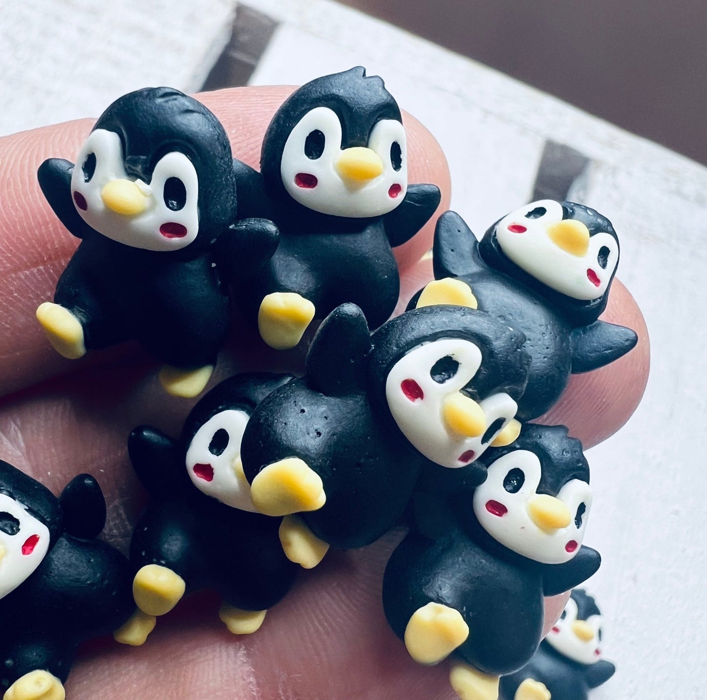Miniature PENGUIN Trinket WINTER Arctic Animals Micro Mini Trinkets Speech Therapy Mini Objects I Spy Objects Penguin Doodads - Speech and Smile