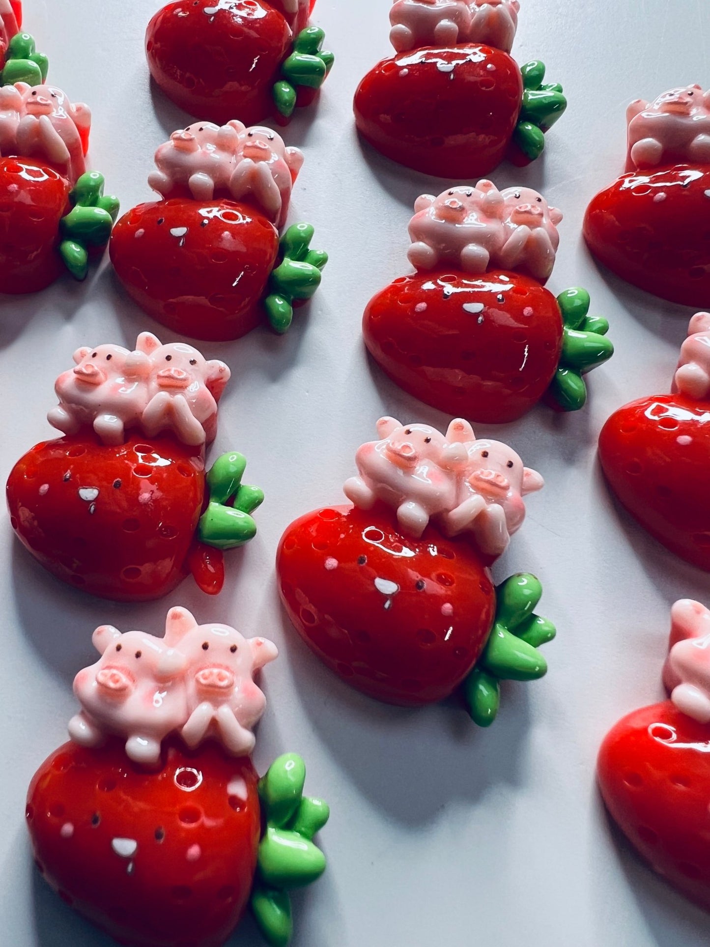 Miniature PIG Trinkets Farm Animal Mini Objects Verb Objects Speech Therapy Mini Objects Doodads Montessori Language Objects - Speech and Smile