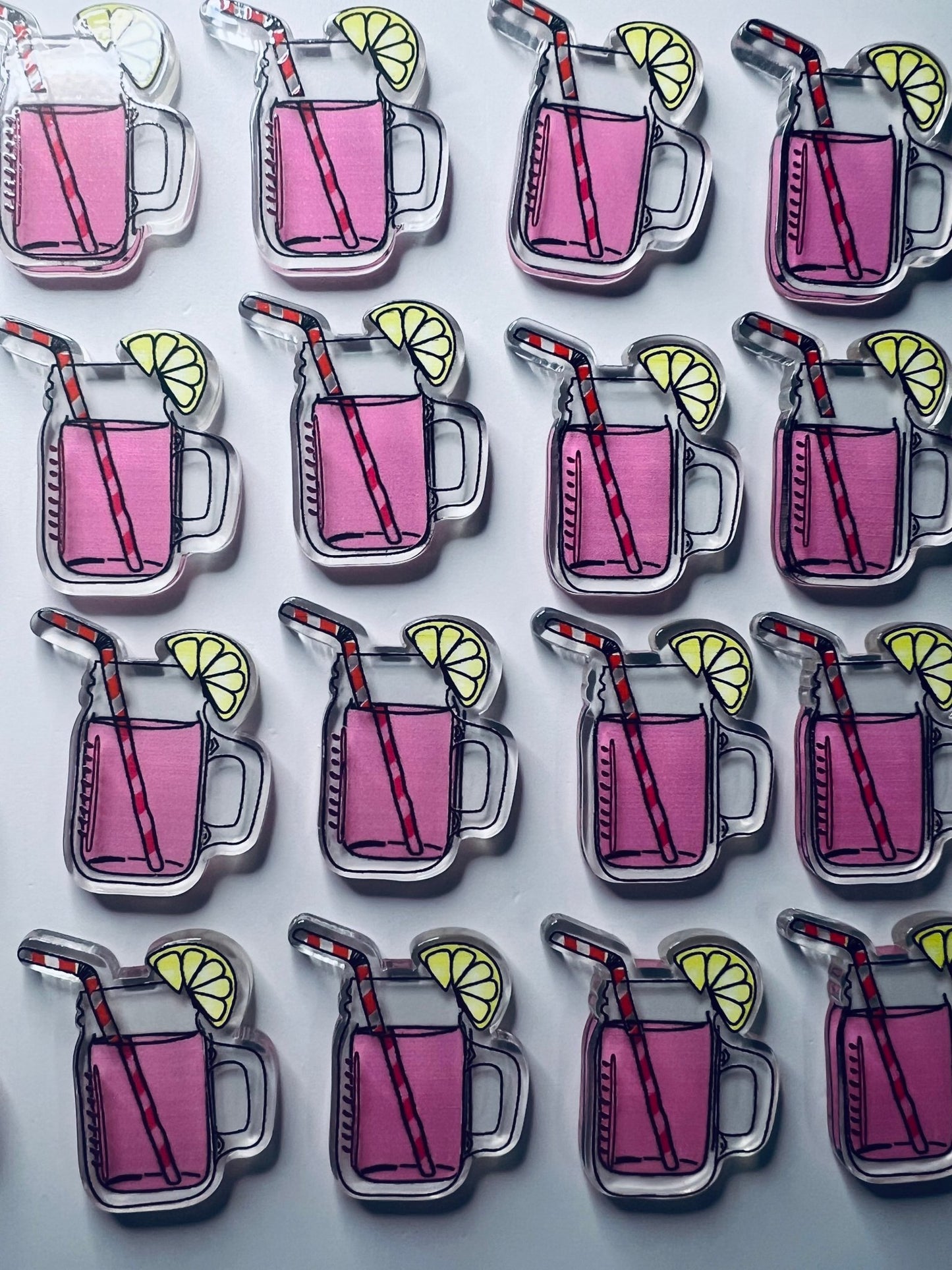 Miniature Pink Lemonade Trinket - Mini Lemonade Drink - TH object Thirsty Mini Objects Speech Therapy - Speech and Smile