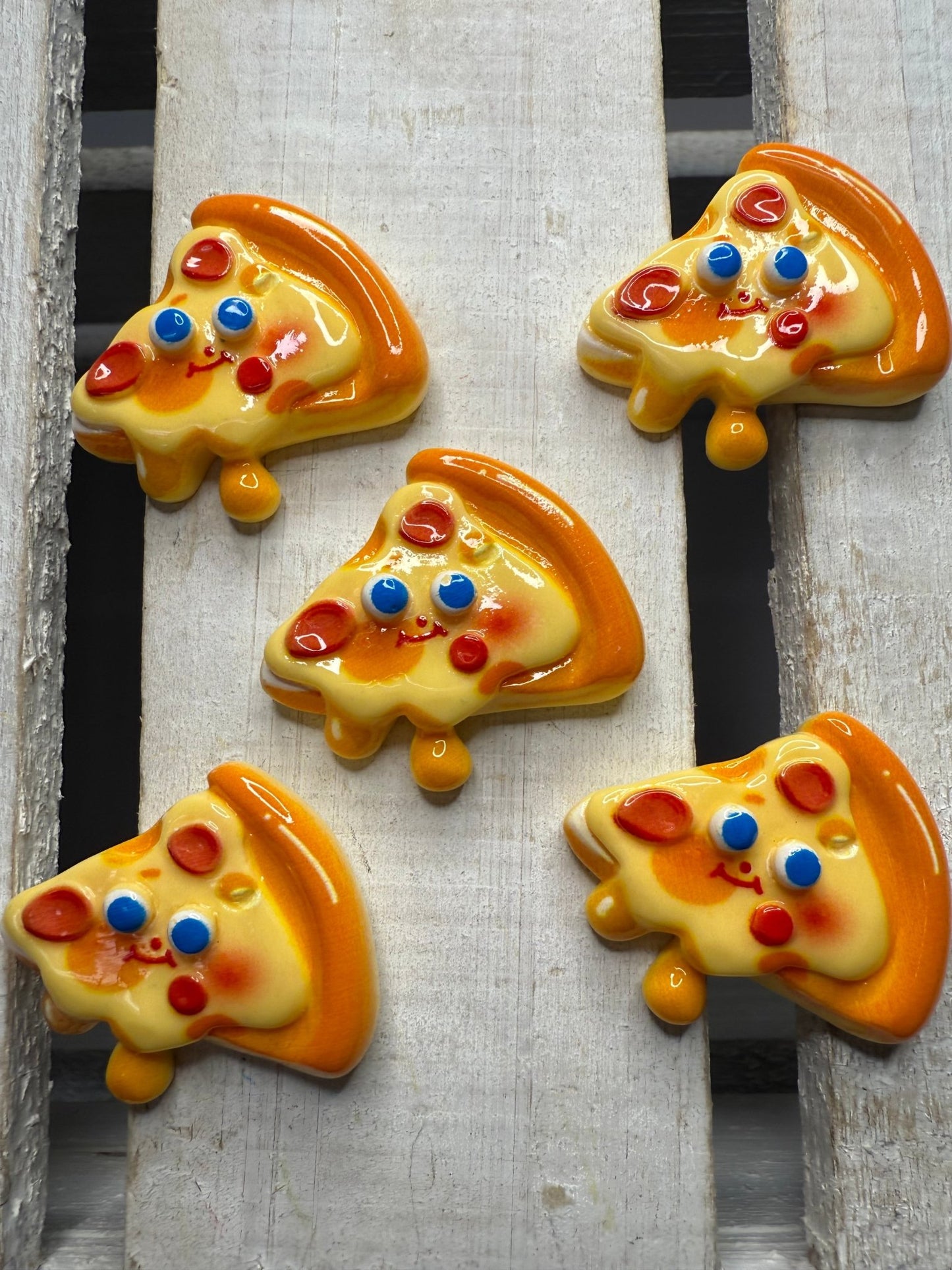 Miniature PIZZA trinket Speech Therapy Mini Objects Food Minis Doodads Montessori Objects Alphabet Trinkets I Spy - Speech and Smile