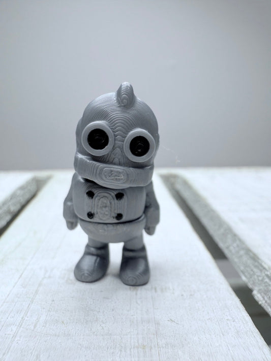 Miniature Robot Wiggle Trinkets - Mini Fidget Objects Letter R Alphabet Mini Objects for Speech Therapy - Speech and Smile