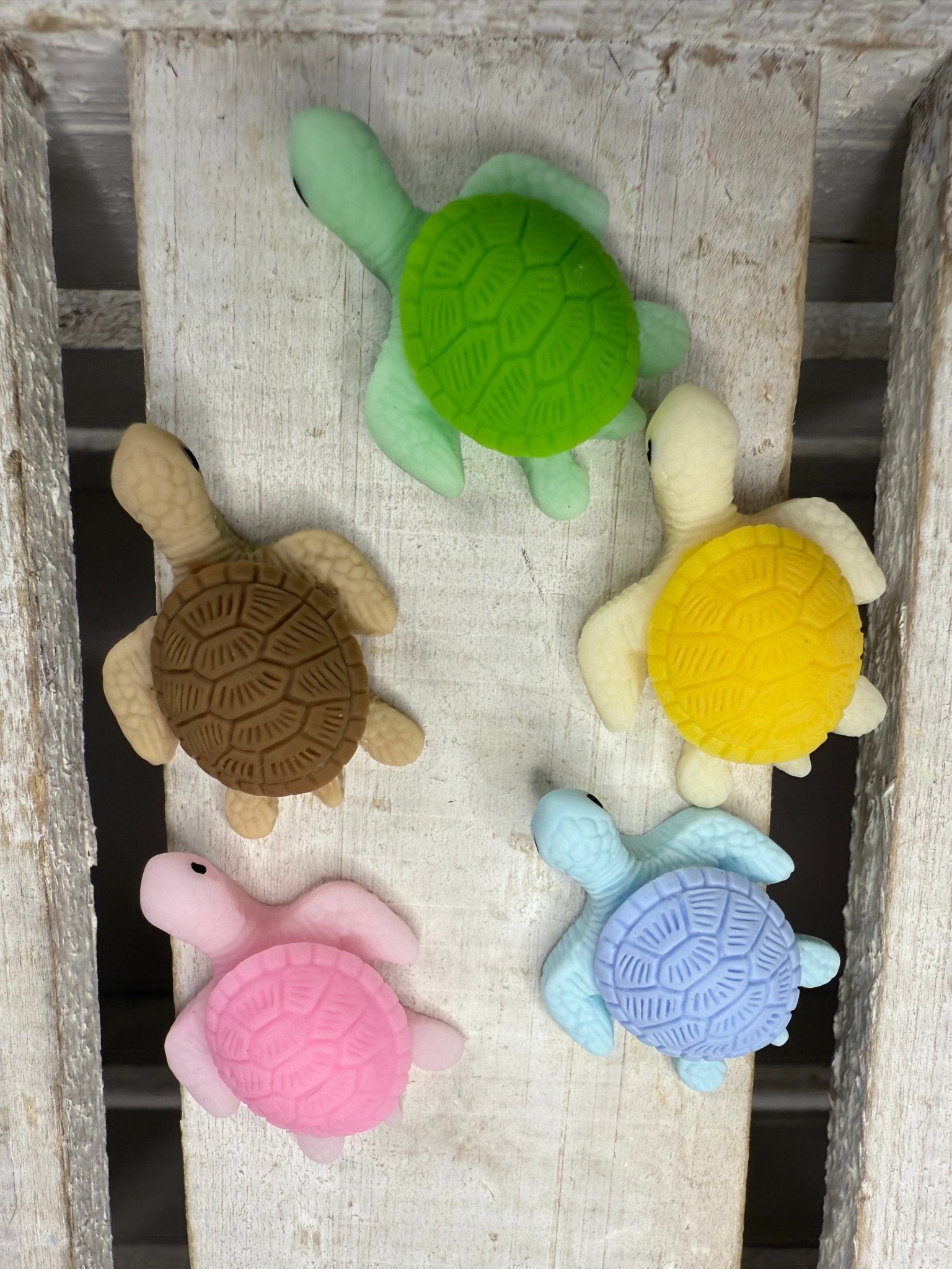 Miniature Sea Turtle Trinket Mini Object for Speech Therapy, Sound Boxes, Montessori, Pocket Good Luck Charm - Speech and Smile