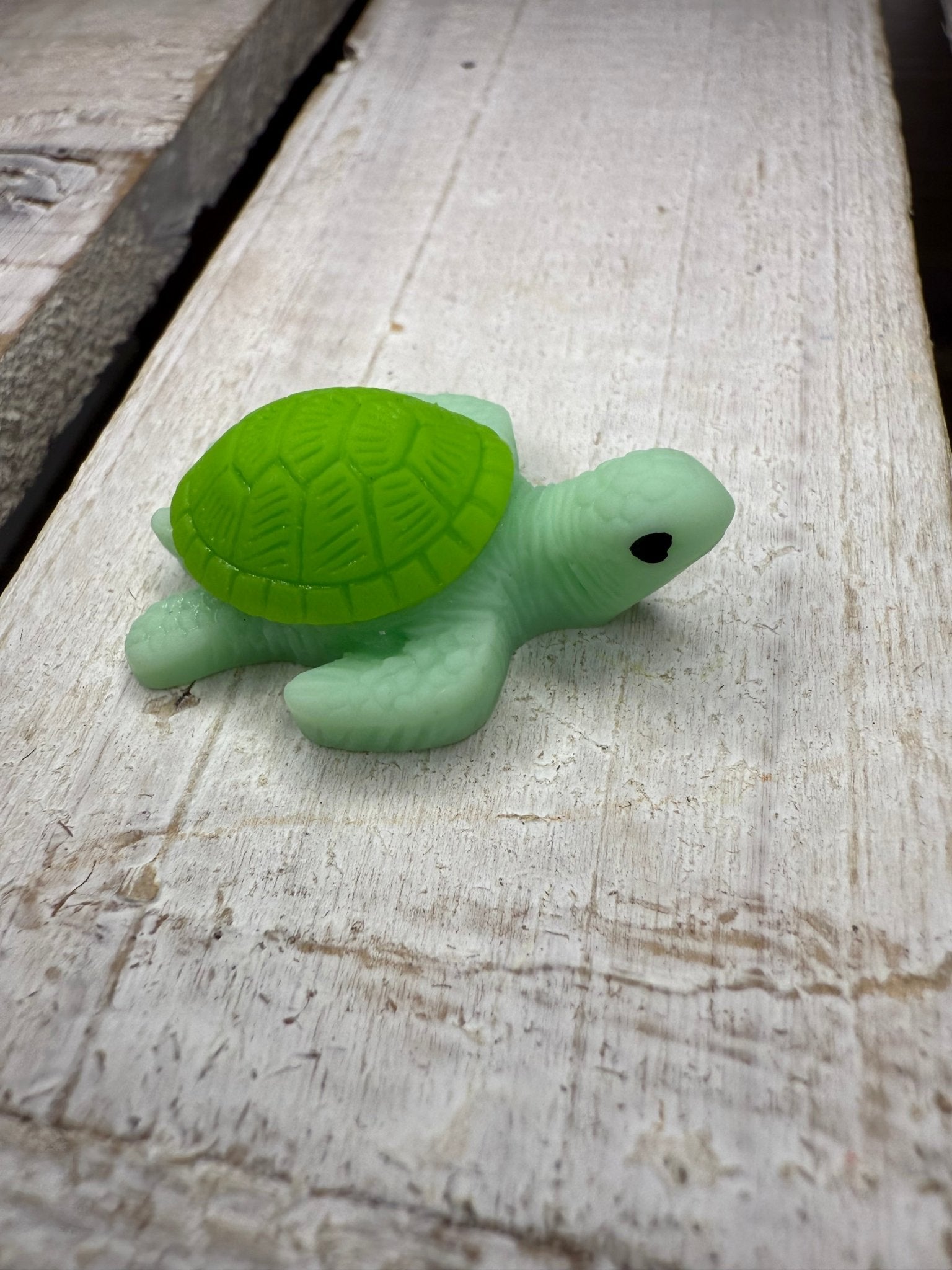Miniature Sea Turtle Trinket Mini Object for Speech Therapy, Sound Boxes, Montessori, Pocket Good Luck Charm - Speech and Smile