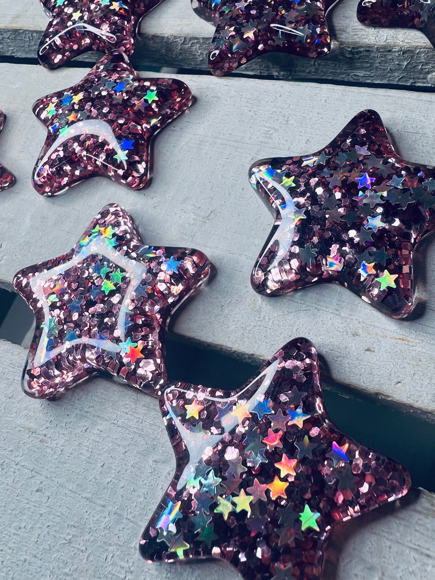 Miniature Sparkly Stars Space Minis Speech Therapy Mini Objects Blend Sound Trinkets - Speech and Smile