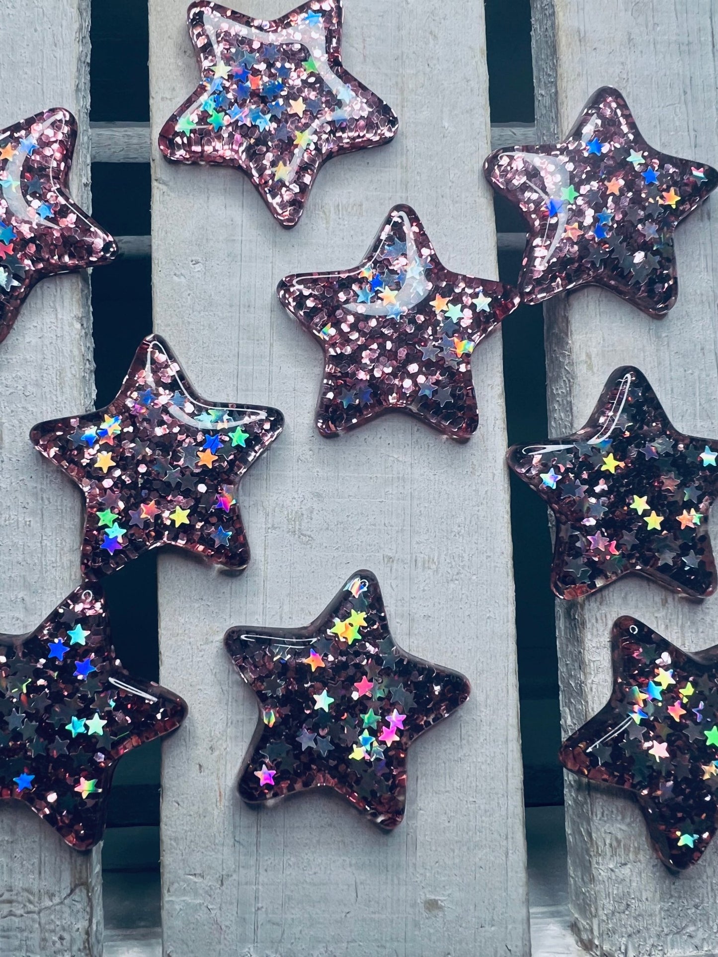 Miniature Sparkly Stars Space Minis Speech Therapy Mini Objects Blend Sound Trinkets - Speech and Smile