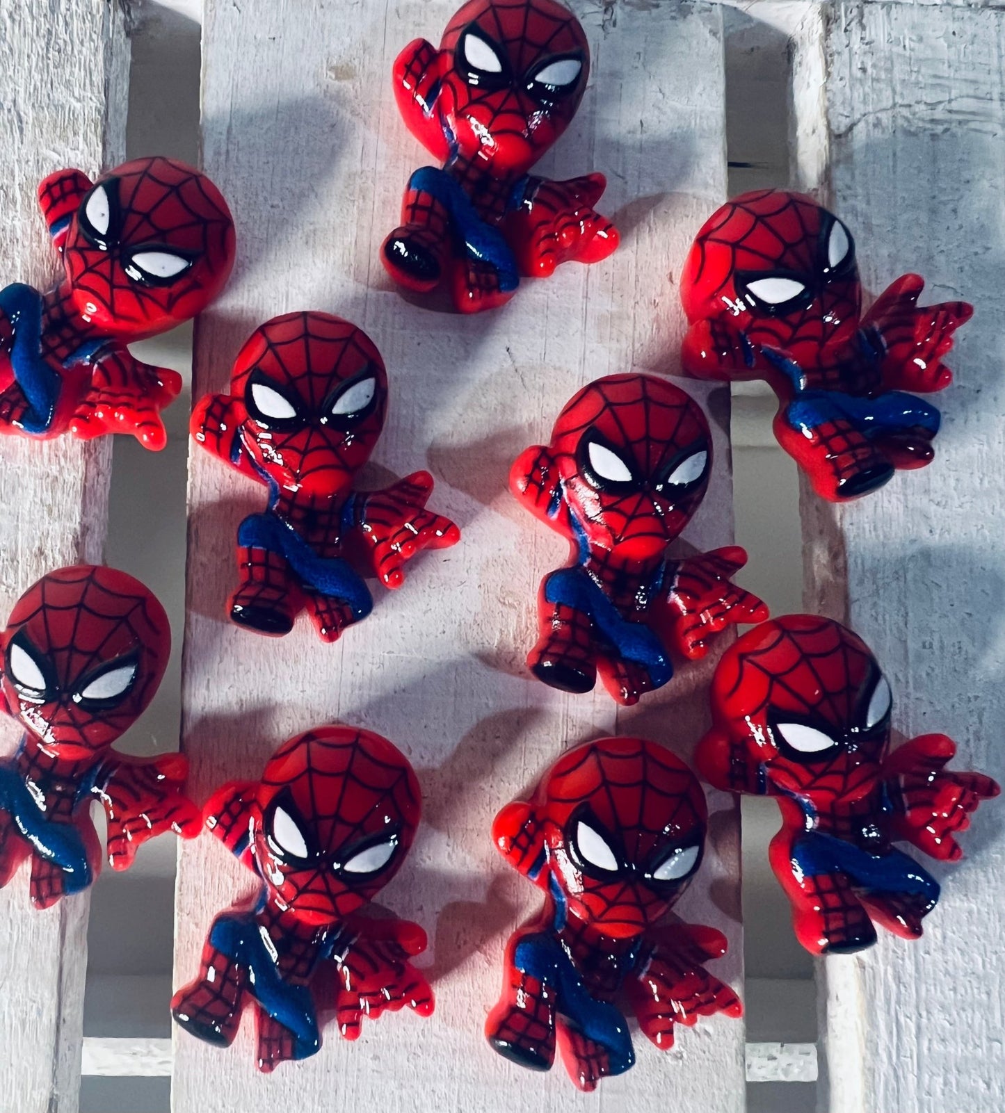 Miniature Spiderman Figure Mini Superhero Spider Man Trinket Speech Therapy Mini Objects Alphabet Trinkets Doodads - Speech and Smile