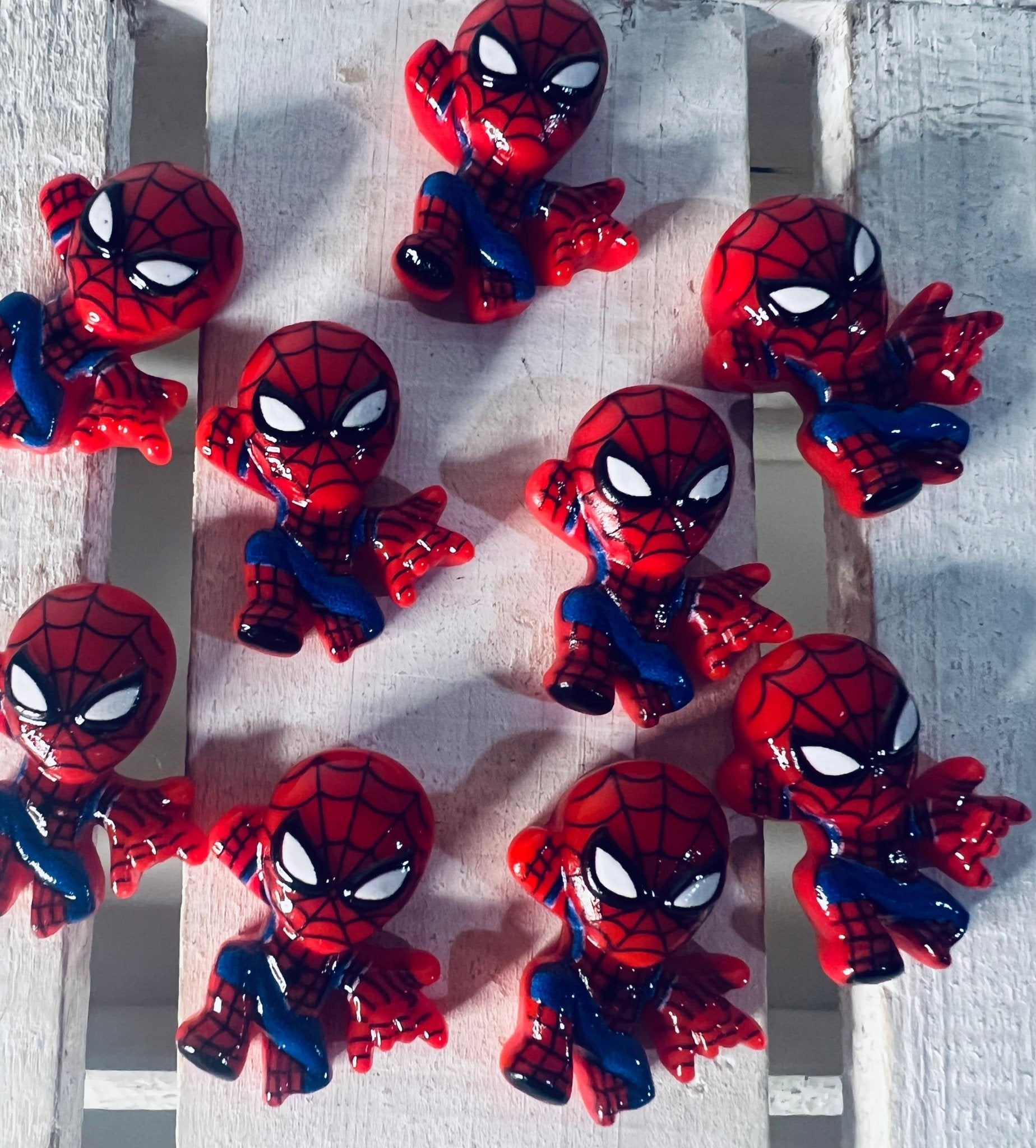 Miniature Spiderman Figure Mini Superhero Spider Man Trinket Speech Therapy Mini Objects Alphabet Trinkets Doodads - Speech and Smile