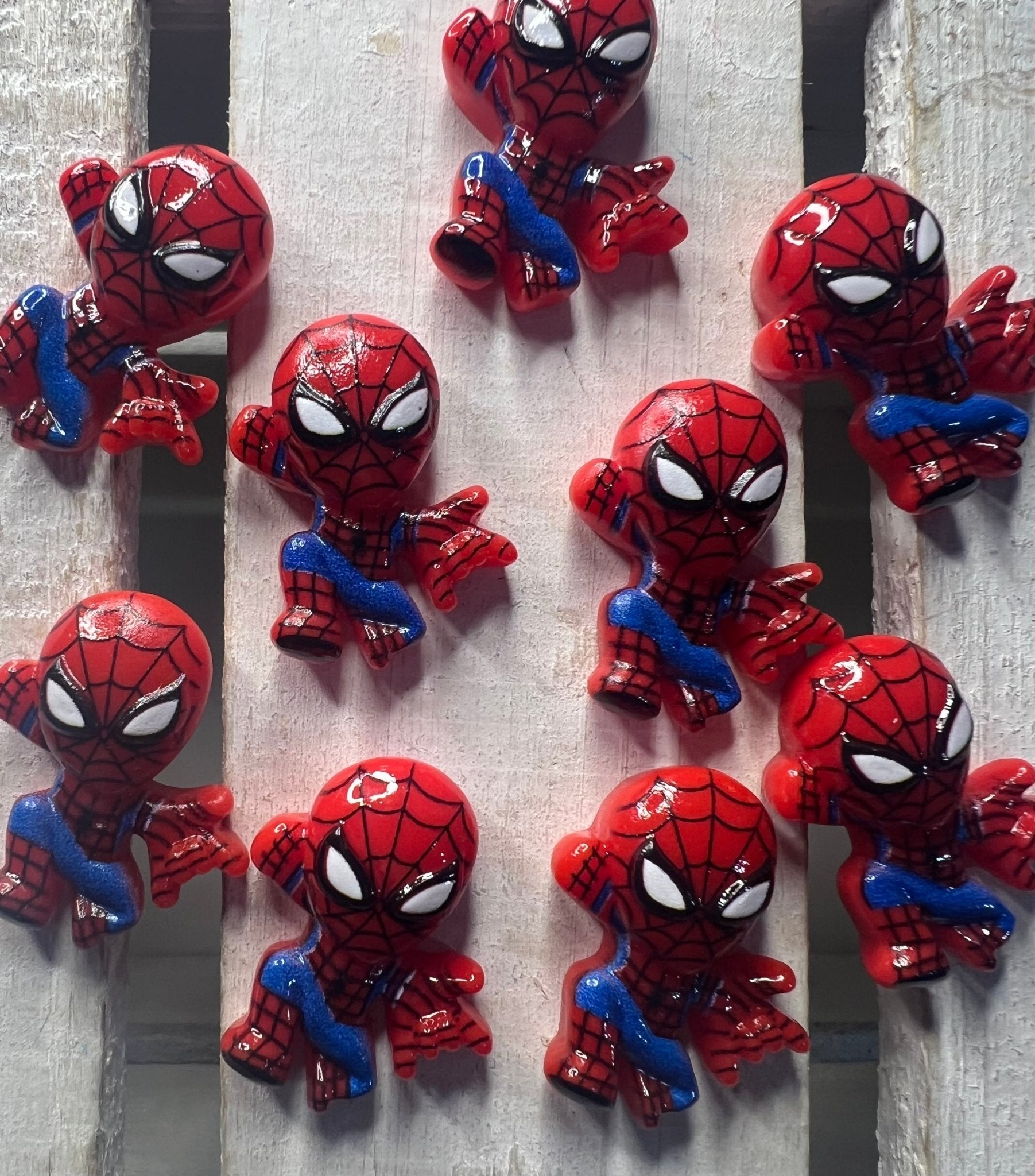 Miniature Spiderman Figure Mini Superhero Spider Man Trinket Speech Therapy Mini Objects Alphabet Trinkets Doodads - Speech and Smile