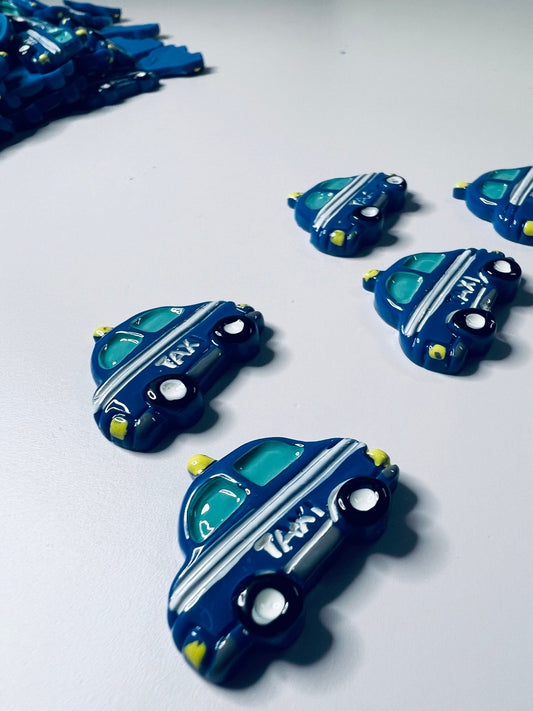 Miniature TAXI object - Transportation Trinkets - Mini Objects Speech Therapy - Alphabet Objects Letter X - Trinkets - Doodads - Minatures - Speech and Smile