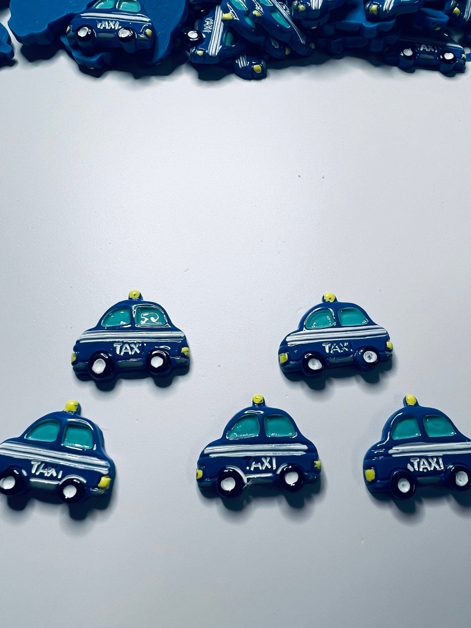 Miniature TAXI object - Transportation Trinkets - Mini Objects Speech Therapy - Alphabet Objects Letter X - Trinkets - Doodads - Minatures - Speech and Smile