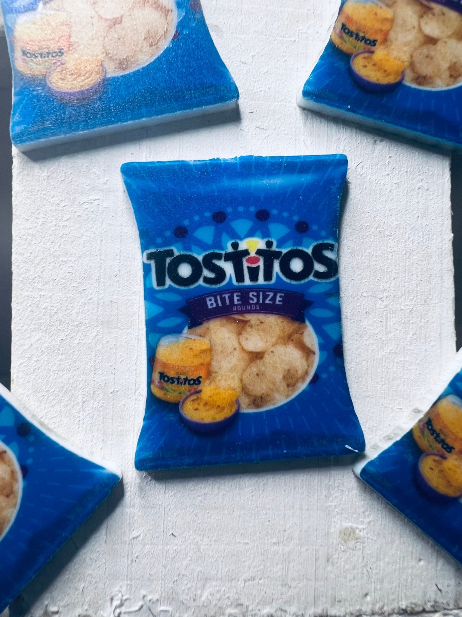 Miniature Tostitos Trinket for Visual Schedule Food Theme Trinkets Mini Objects for Speech Therapy Chips Trinket - Speech and Smile