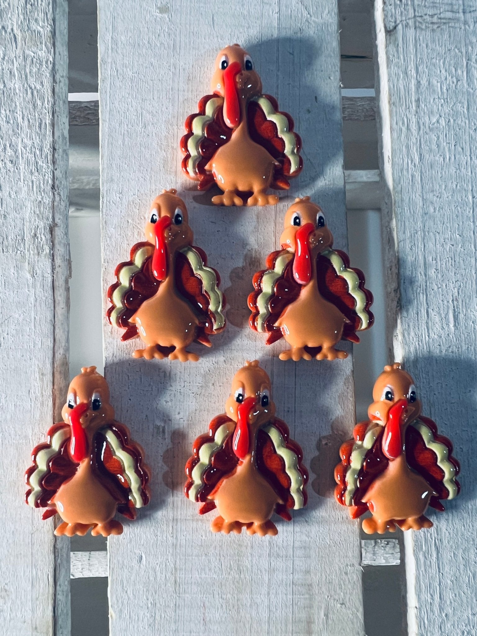 Miniature TURKEY with Gobbler Mini Objects Speech Therapy Thanksgiving Minis Speech Sound Objects Doodads Trinkets - Speech and Smile