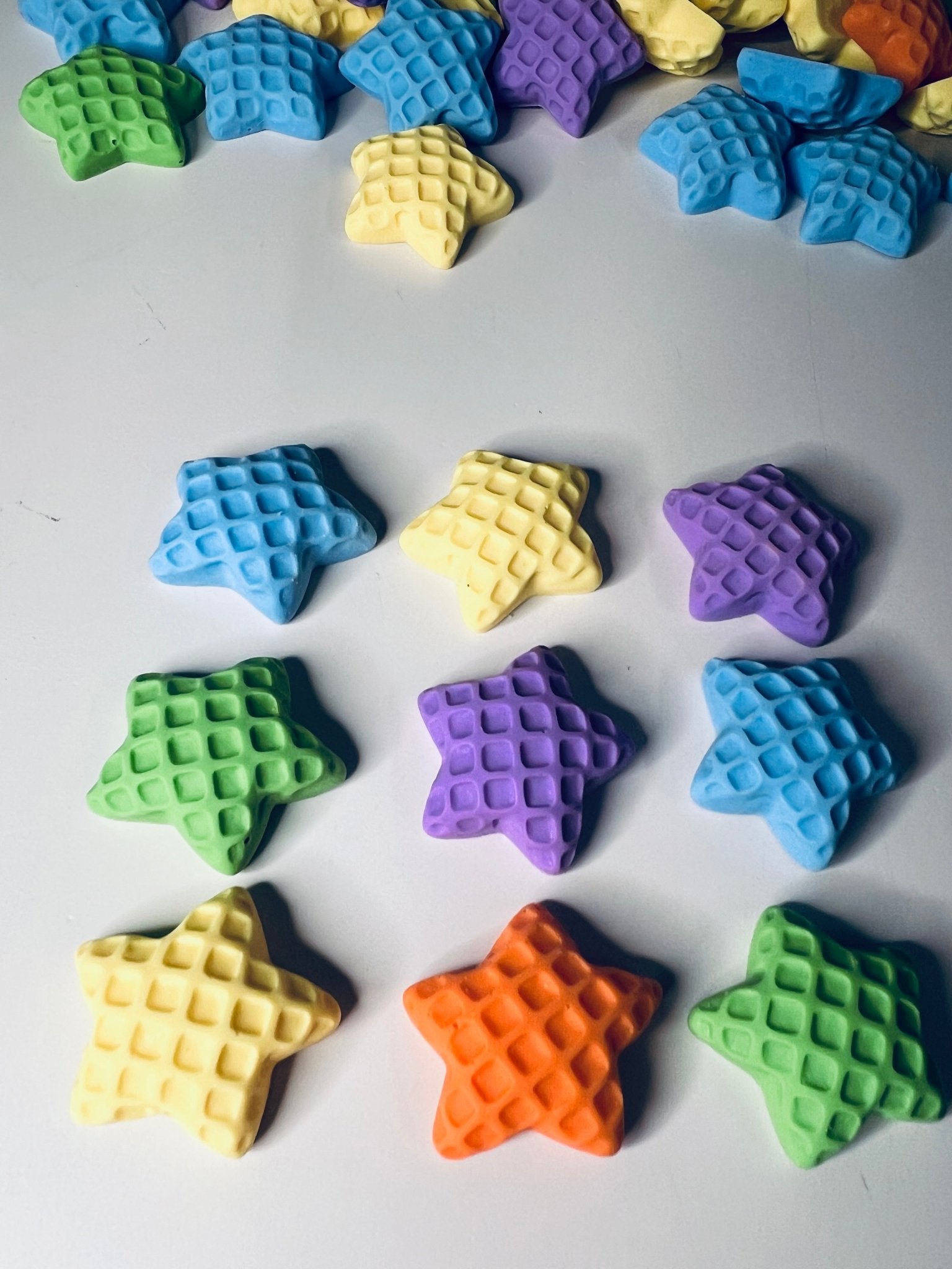 Miniature Waffle Dollhouse Waffle Mini Food Trinkets Star Shaped Miniature Waffle - Speech and Smile