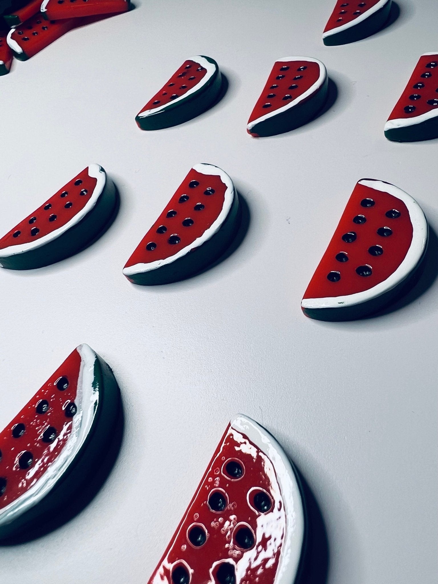 Miniature WATERMELON Objects - Alphabet Objects - Trinkets - Fruit Mini Objects - Doodads - Minis for Speech Therapy - Speech and Smile