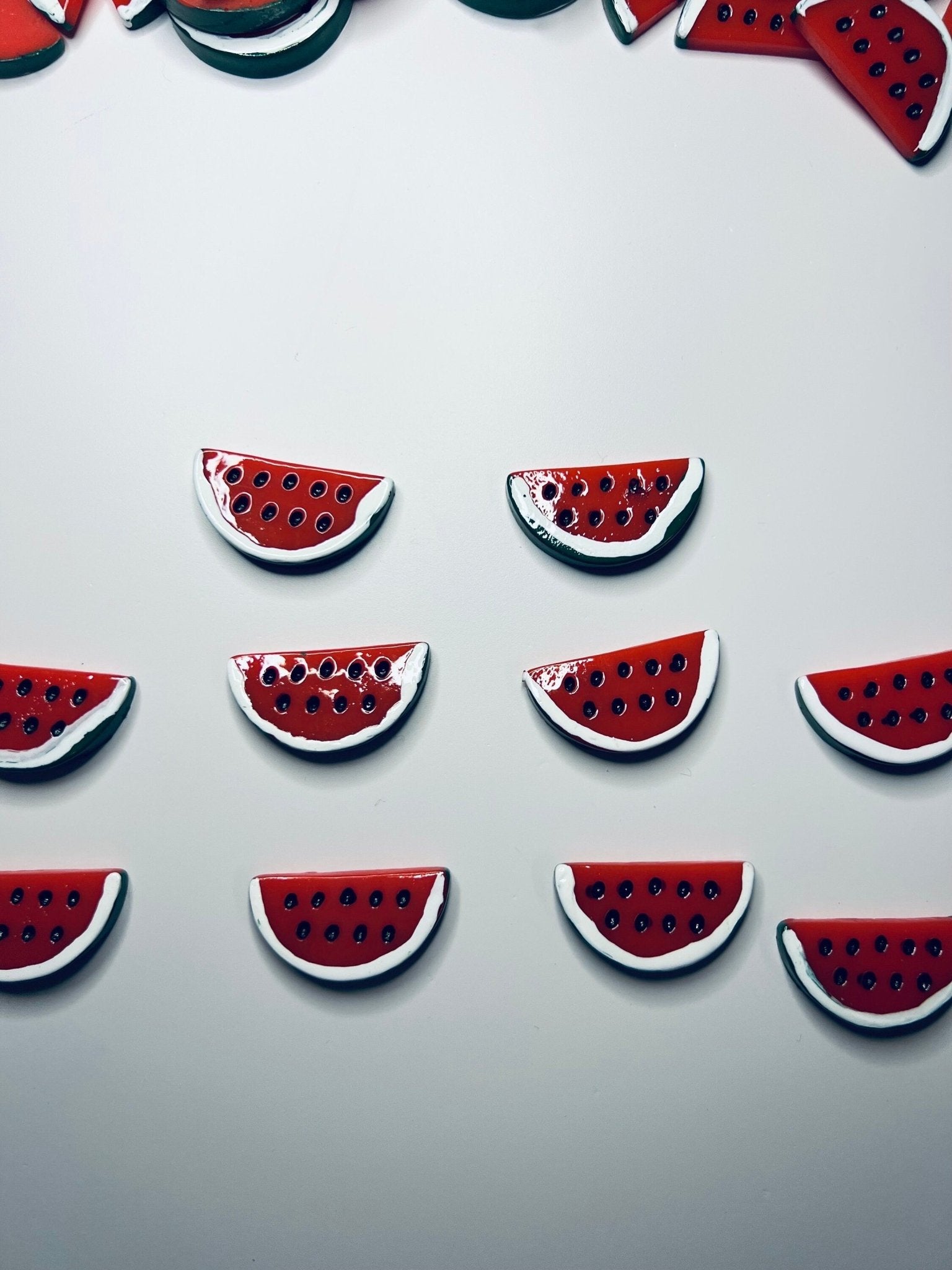 Miniature WATERMELON Objects - Alphabet Objects - Trinkets - Fruit Mini Objects - Doodads - Minis for Speech Therapy - Speech and Smile