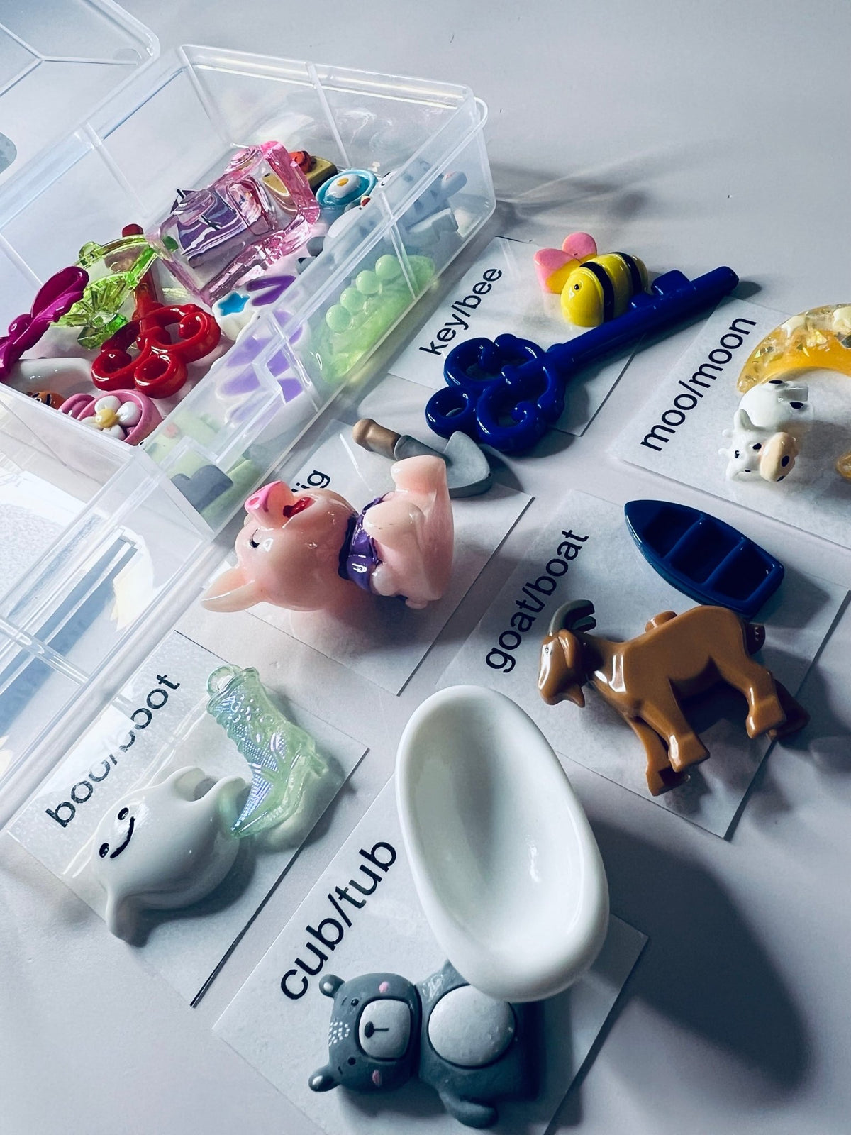 Minimal Pair Mini Objects Kit Speech Therapy Mini Objects Articulation ...