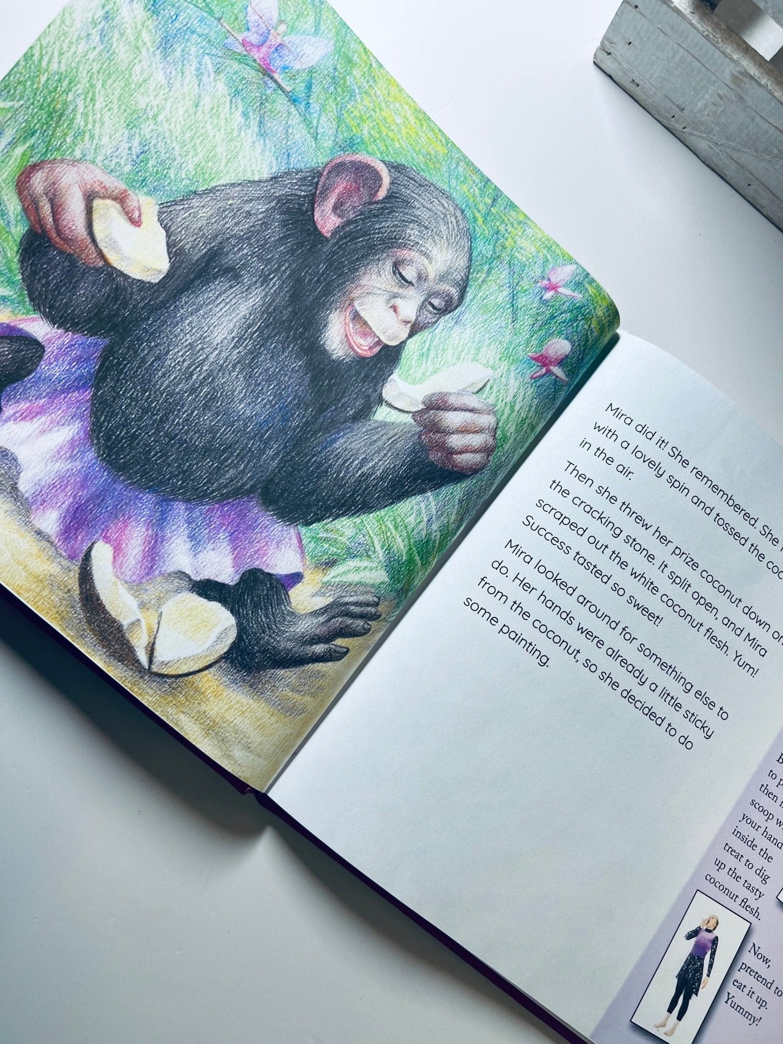 Mira Monkey’s Magic Mirror Adventure Creative Movement Book Speech therapy Jungle Theme Book - Speech and Smile