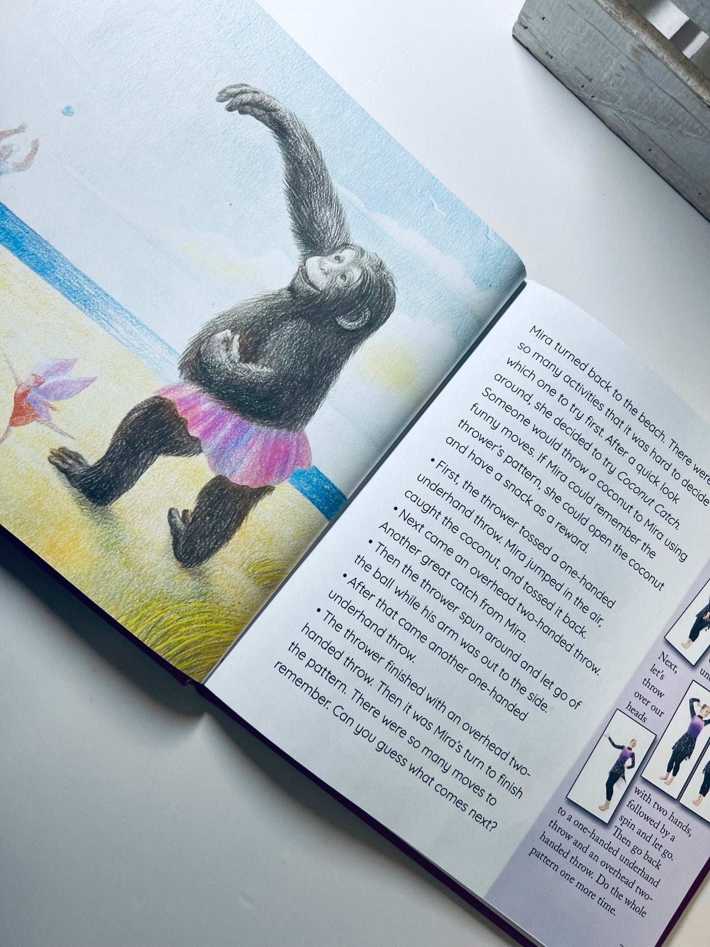 Mira Monkey’s Magic Mirror Adventure Creative Movement Book Speech therapy Jungle Theme Book - Speech and Smile