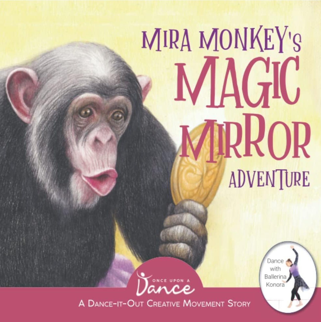 Mira Monkey’s Magic Mirror Adventure Creative Movement Book Speech therapy Jungle Theme Book - Speech and Smile