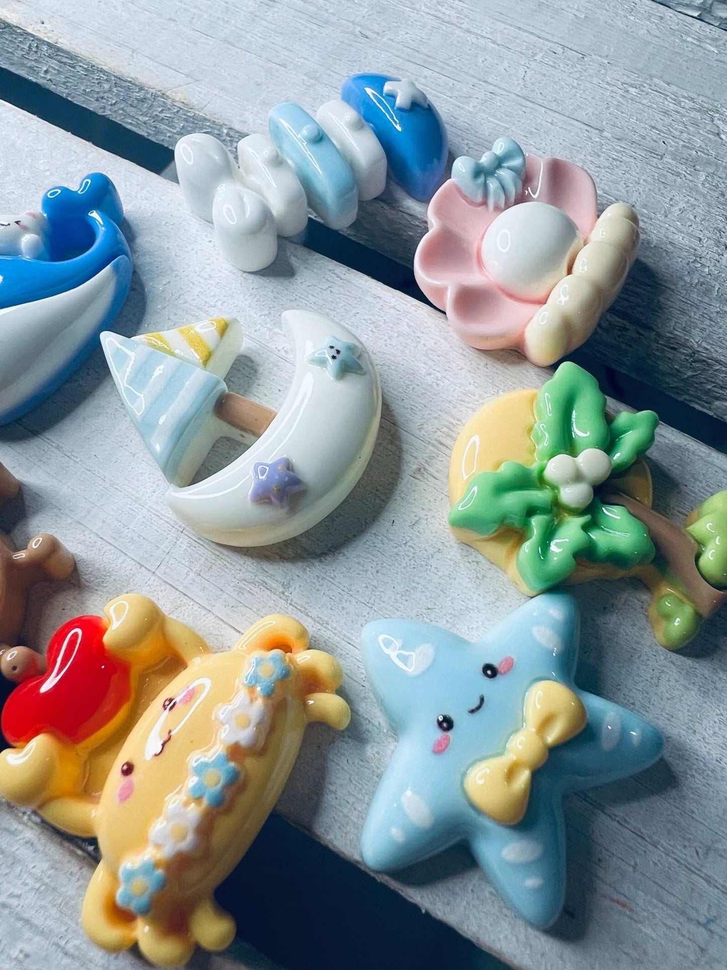 NAUTICAL Mini Objects SET OF 8 Ocean Minis - Speech and Smile