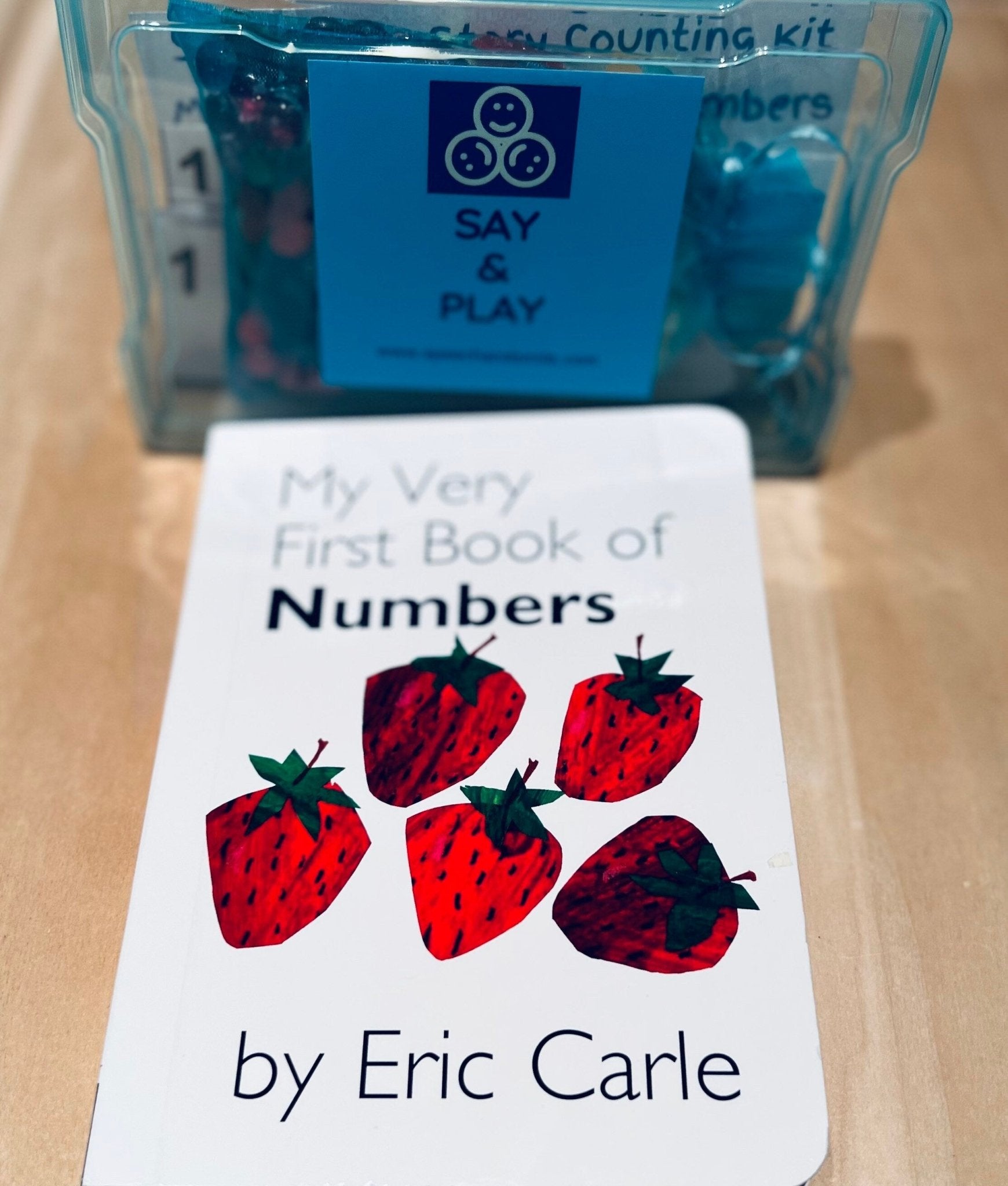 Objects for My Very First Book of Numbers Eric Carle - Counting Story Kit - Speech Therapy Mini Objects - Story Props - Speech and Smile