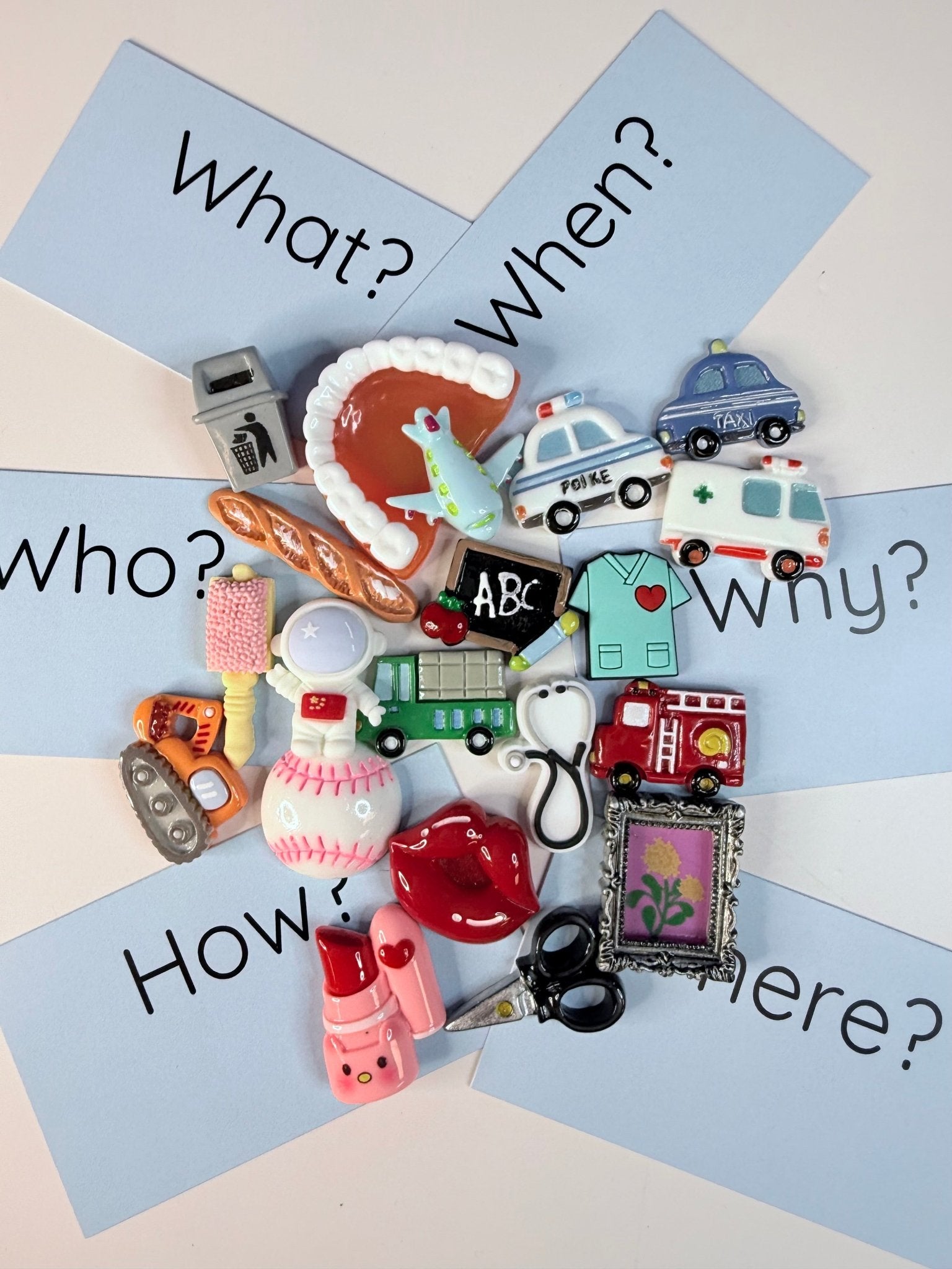 OCCUPATION Theme Mini Objects Speech Therapy Community Helper Trinkets - Speech and Smile